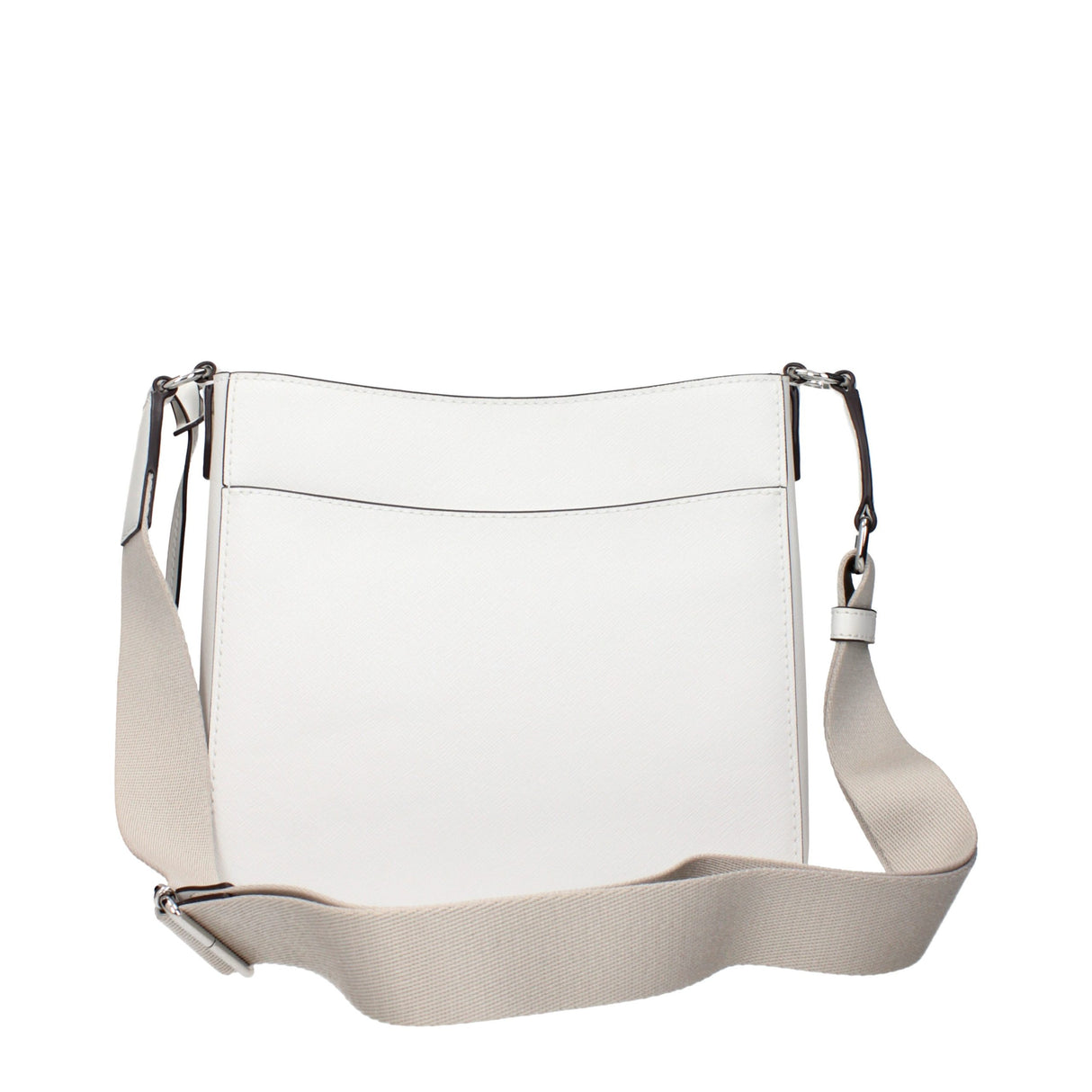 Michael Kors White Leather Shoulder Bag