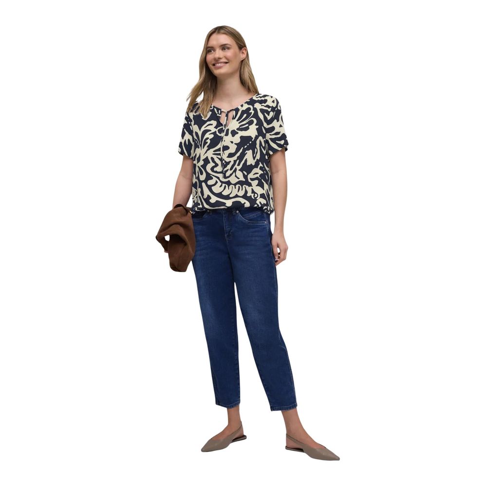 Street One Blue Viscose Blouse