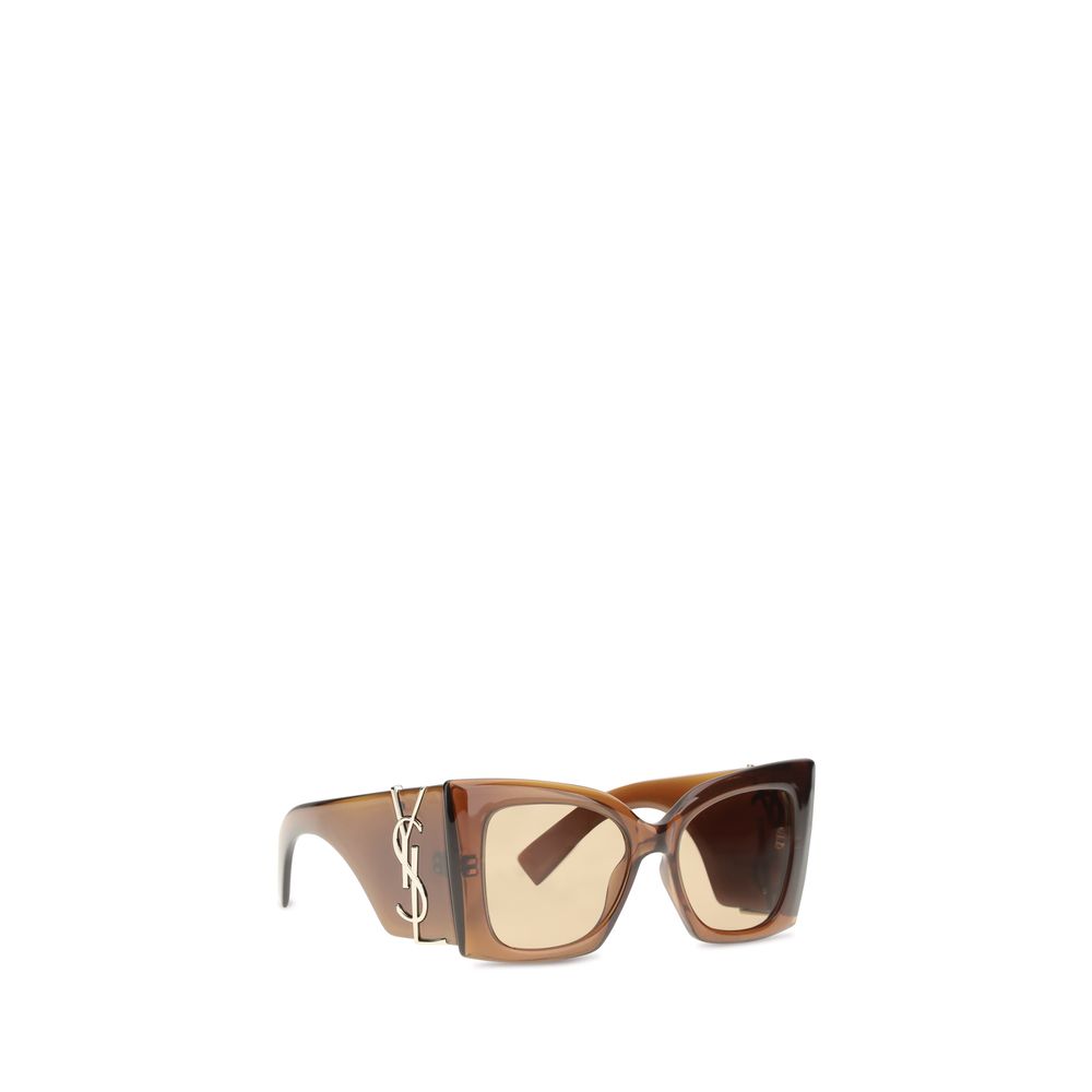 Saint Laurent Brown Nylon Sunglasses