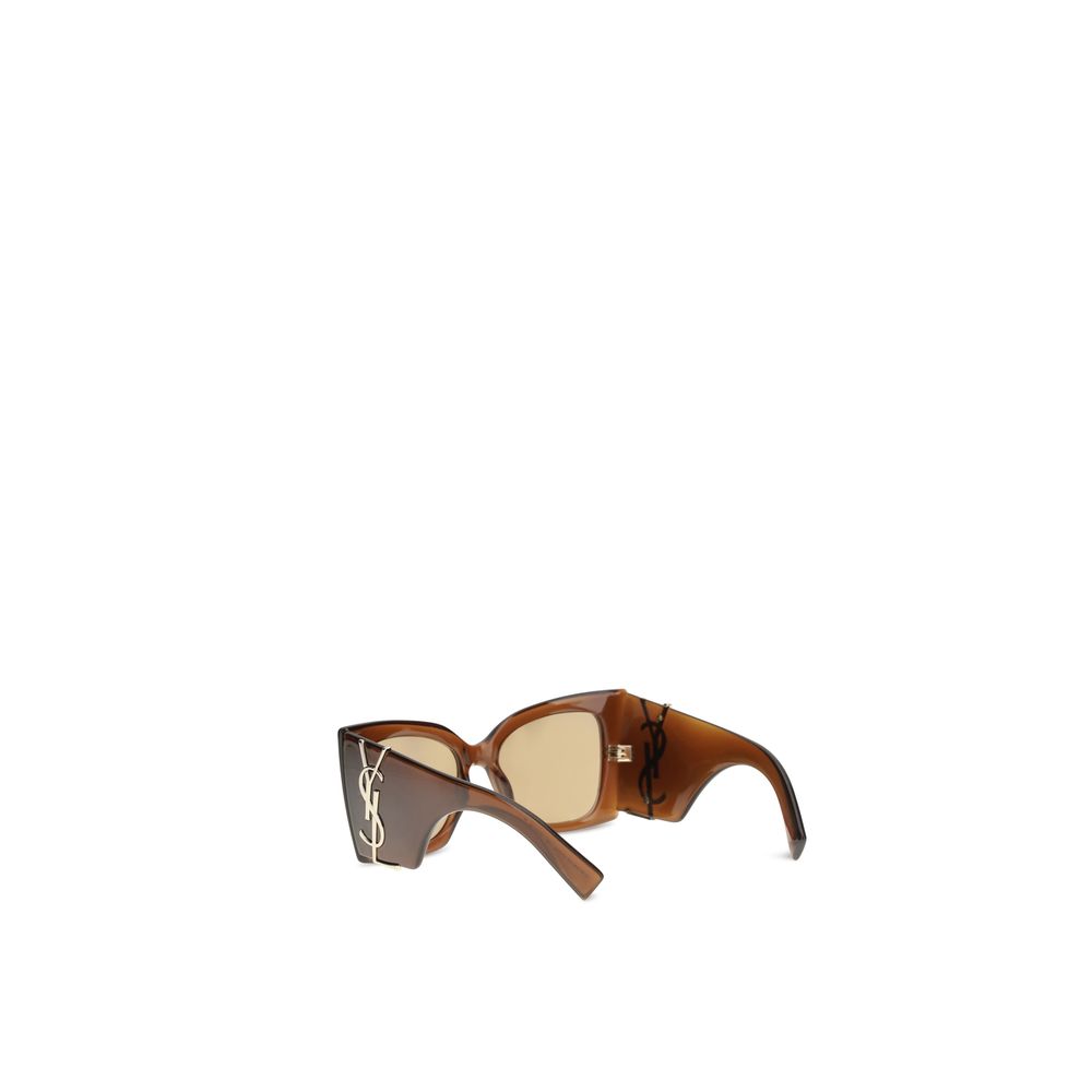Saint Laurent Brown Nylon Sunglasses