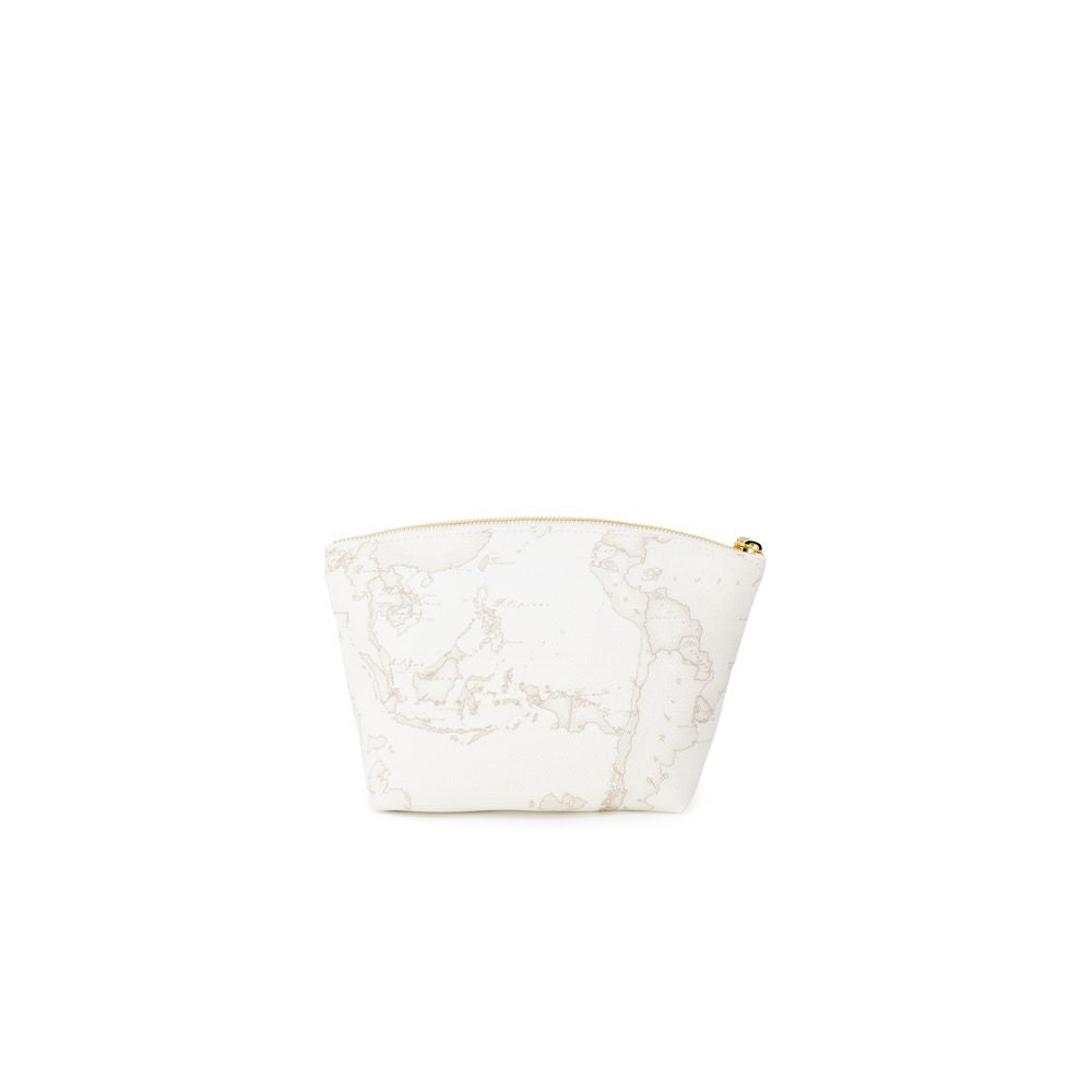 Alviero Martini Prima Classe White Polyester Clutch Bag