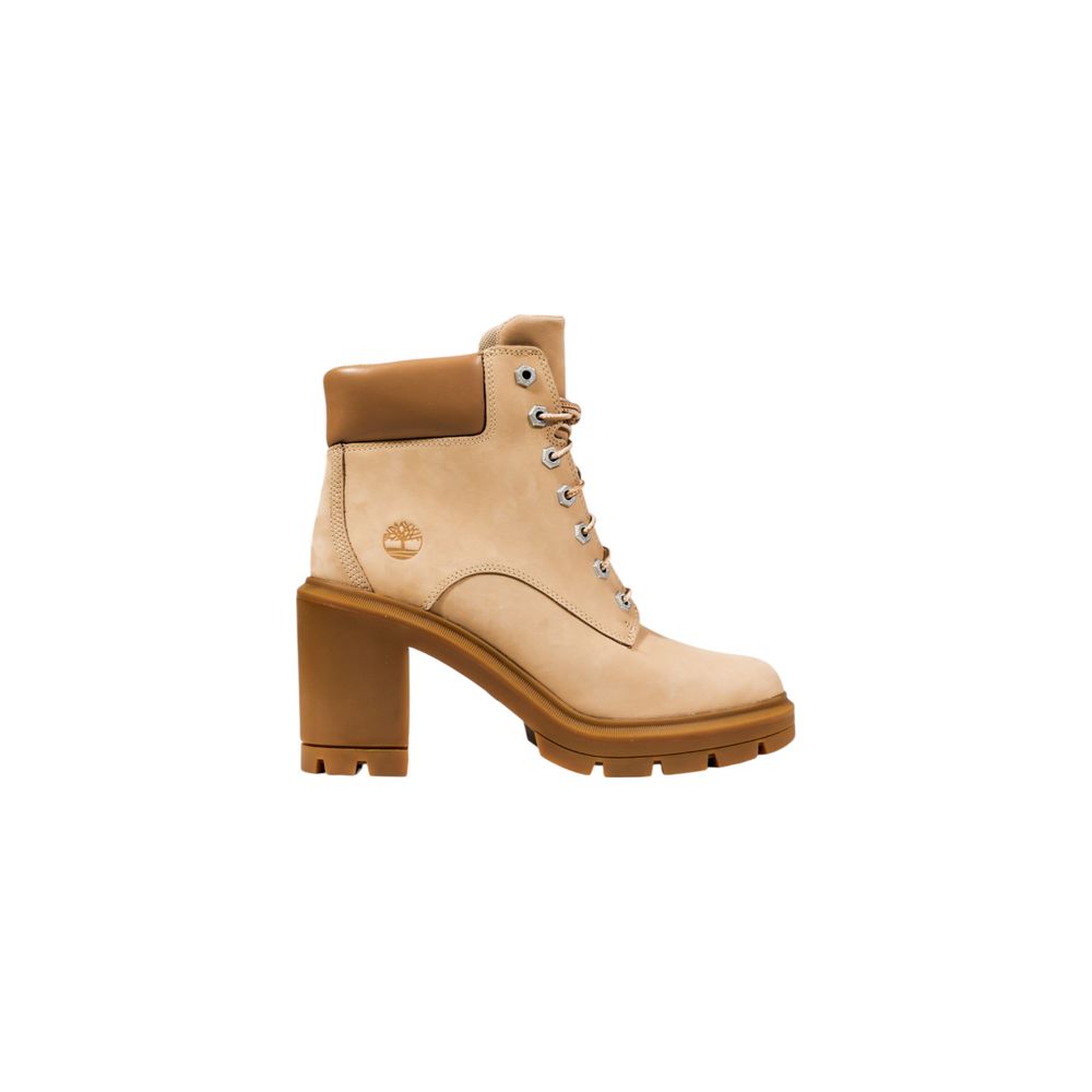 Timberland Beige Suede Leather Ankle Boots