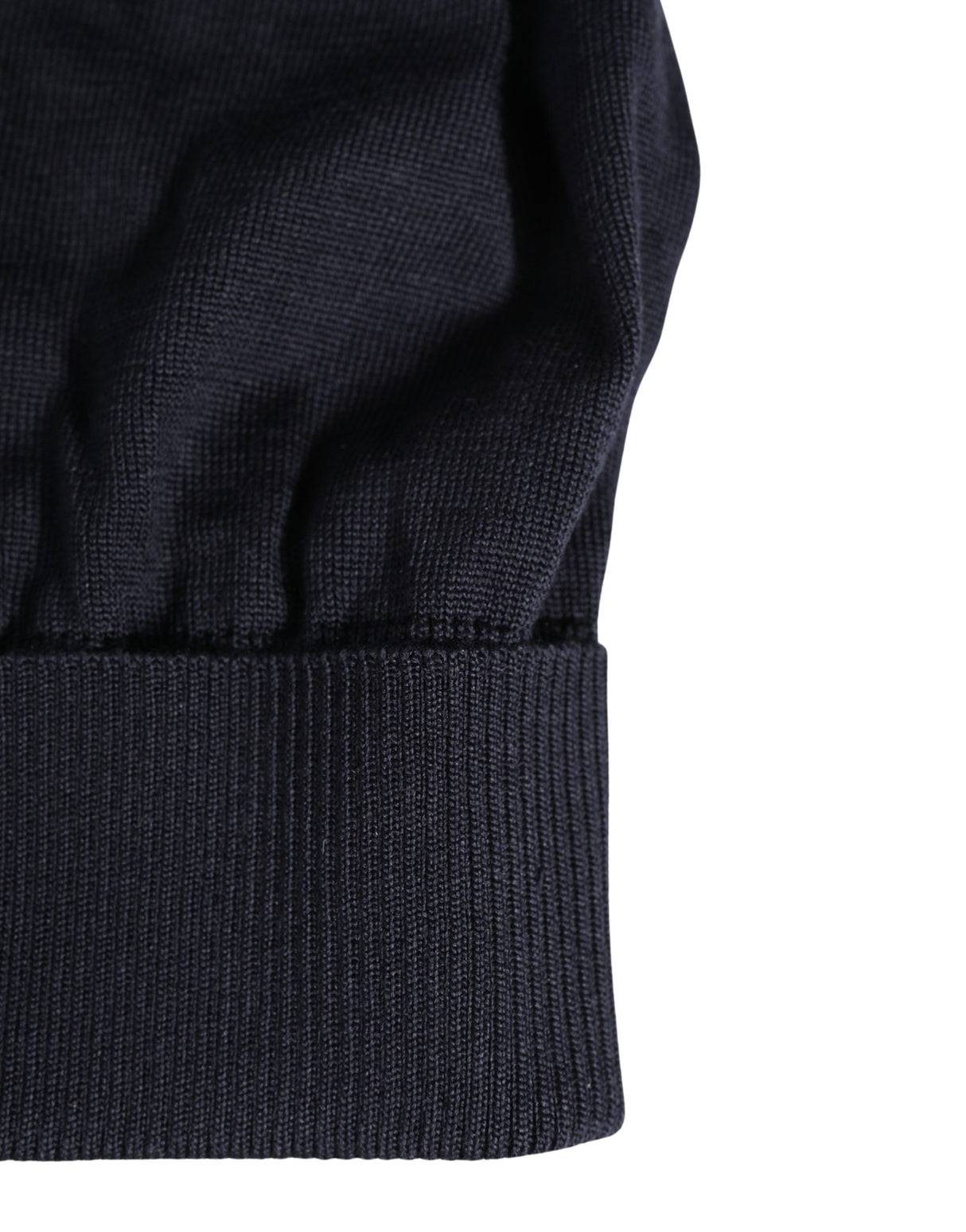 Dolce & Gabbana Black Solid Wool Knitted Winter Beanie Cap Hat
