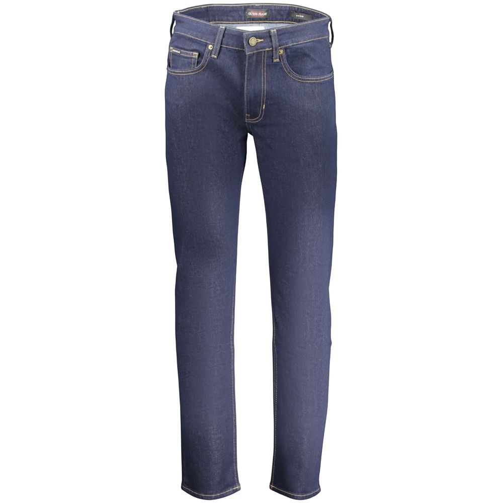 Guess Jeans Blu Cotton Men Jeans