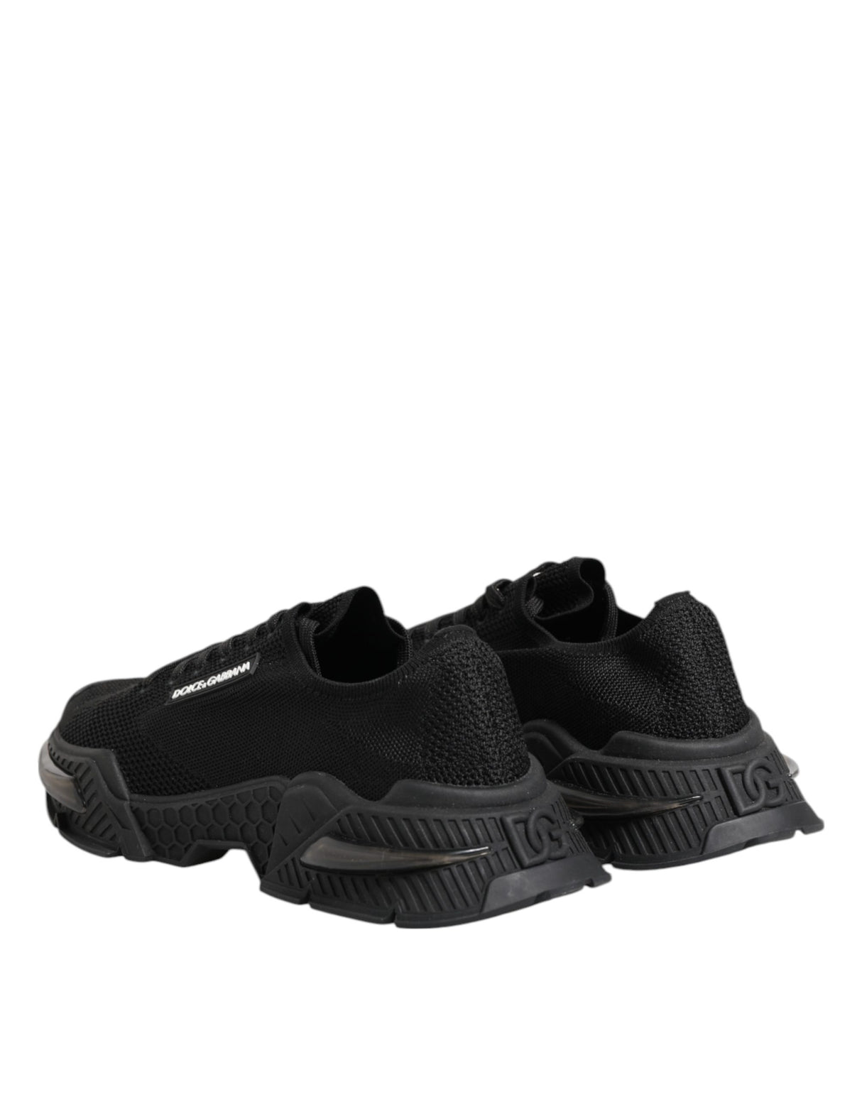 Dolce & Gabbana Black Airmaster Low Top Men Sneakers Shoes