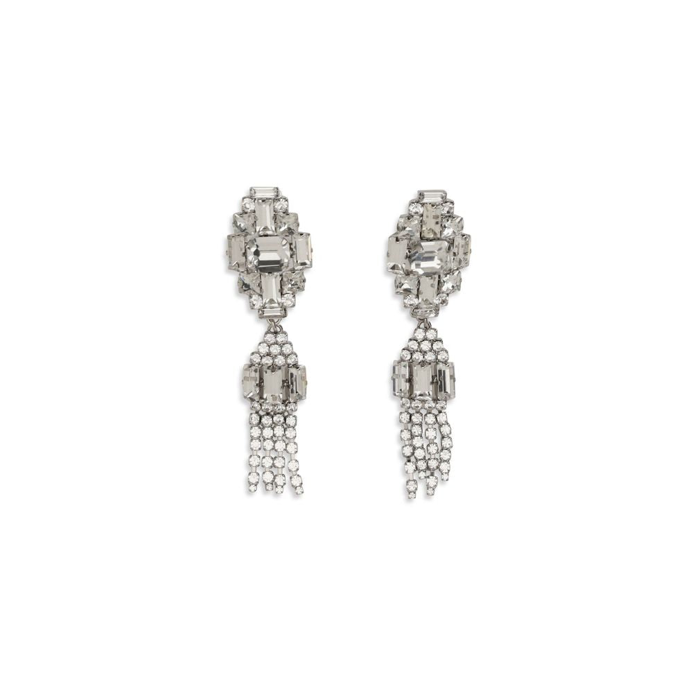 Alessandra Rich Silver Metal Earrings