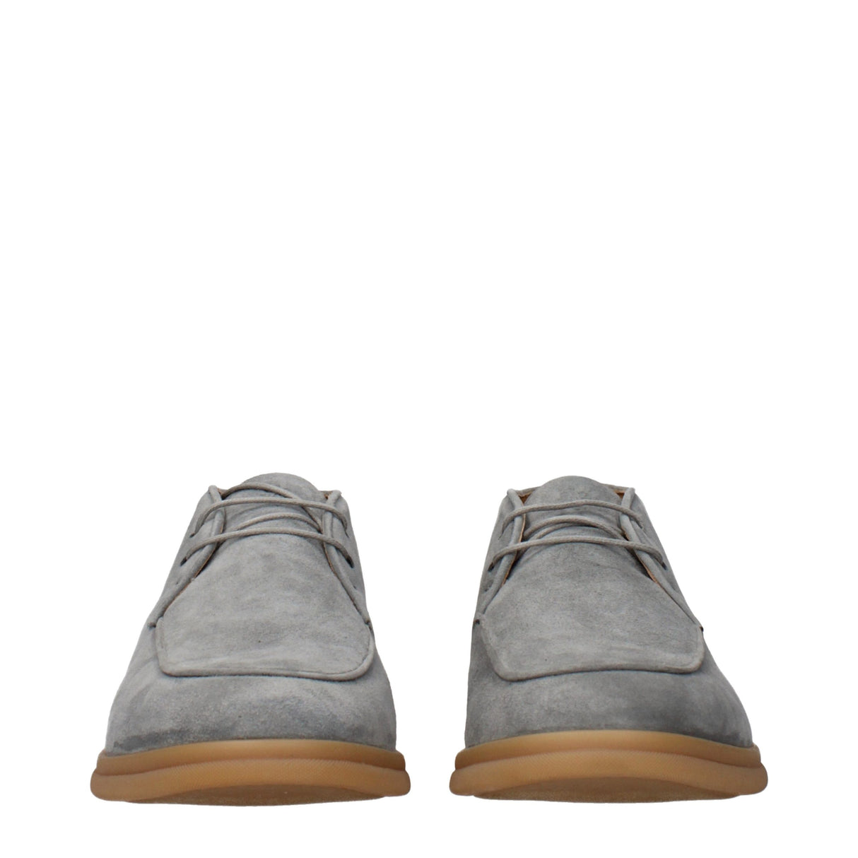 Eleventy Gray Leather Oxfords And Derbies