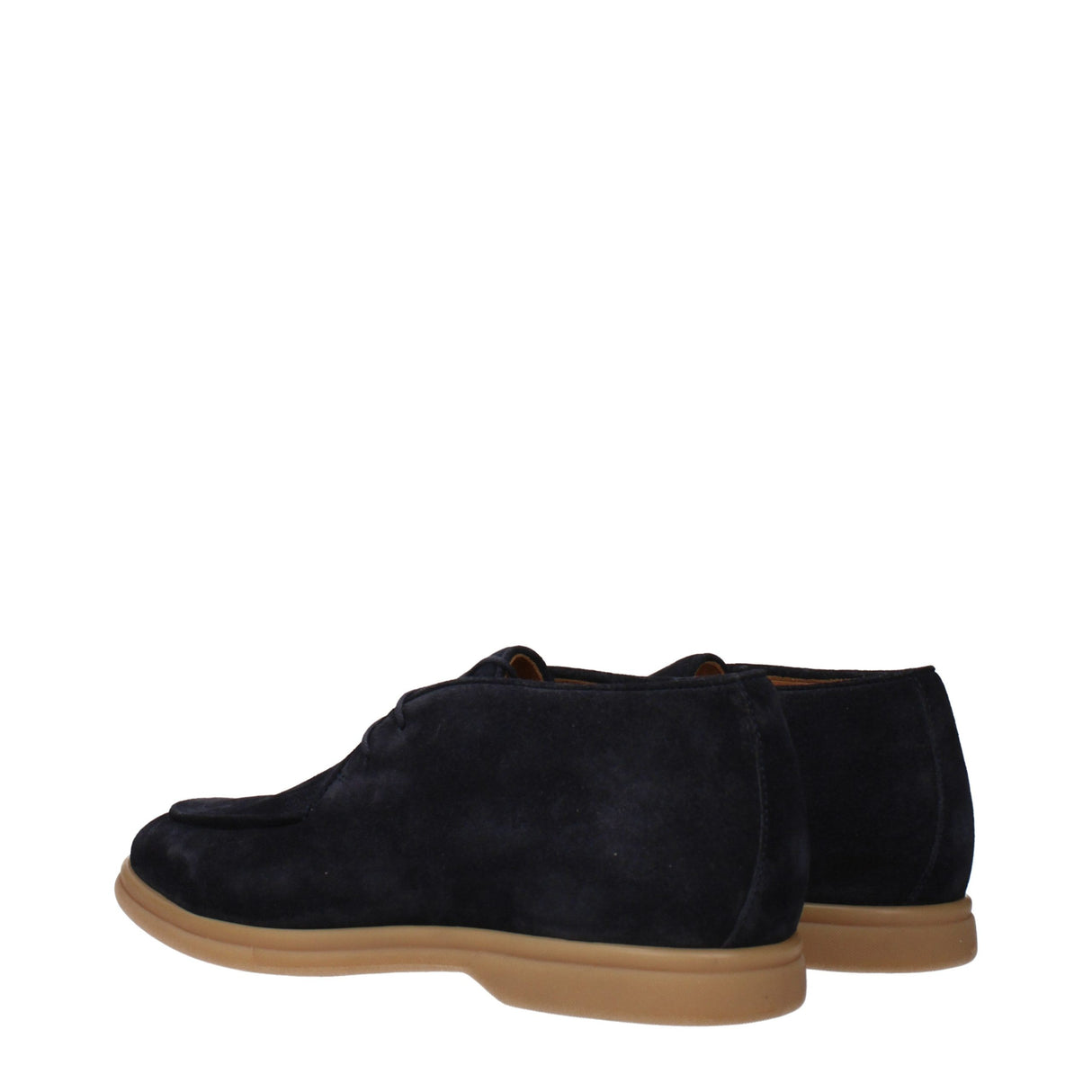 Eleventy Blue Leather Oxfords And Derbies