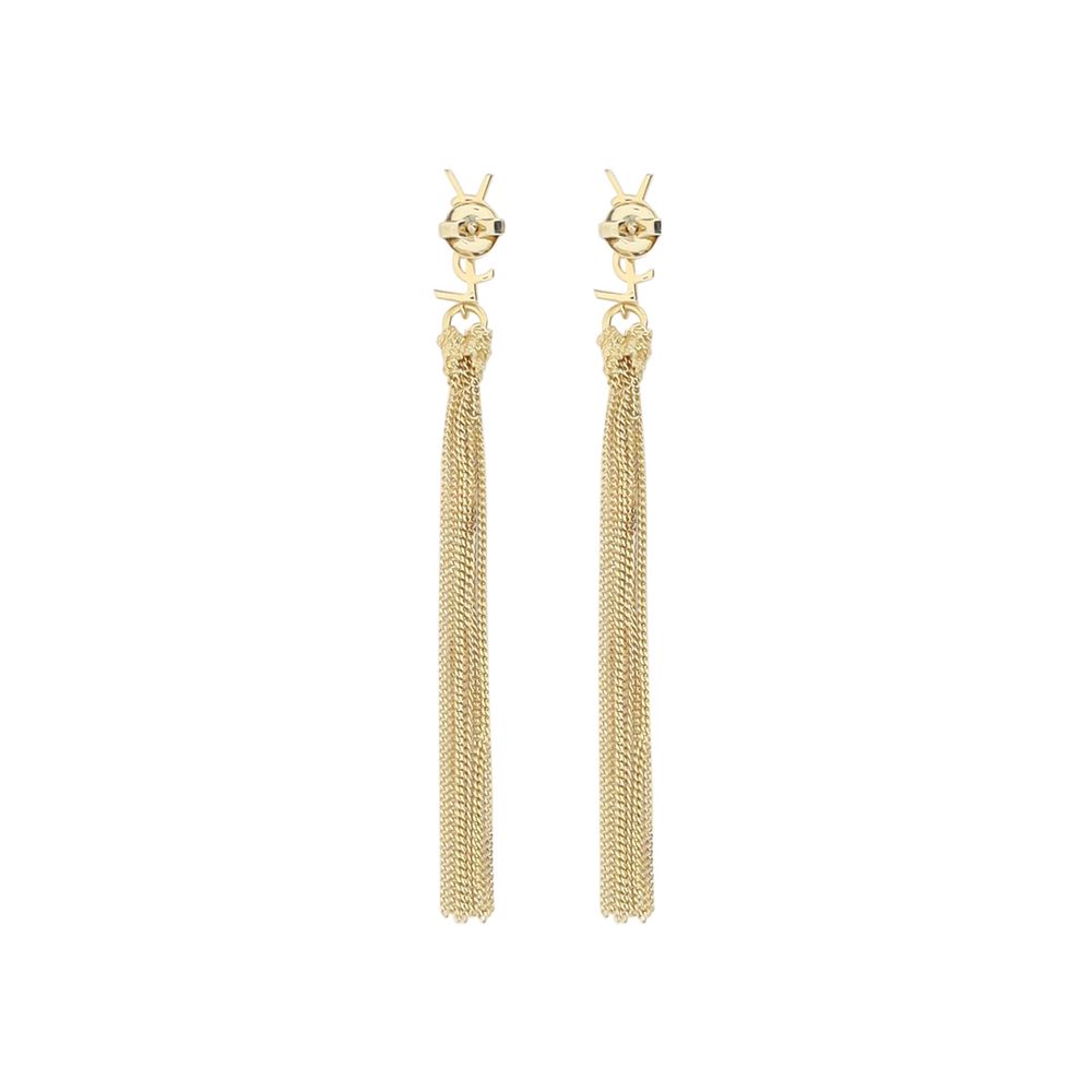 Saint Laurent Gold Brass Earrings