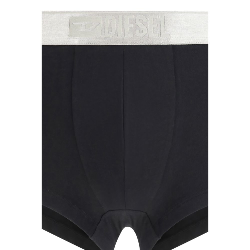 Diesel Black Cotton Boxers