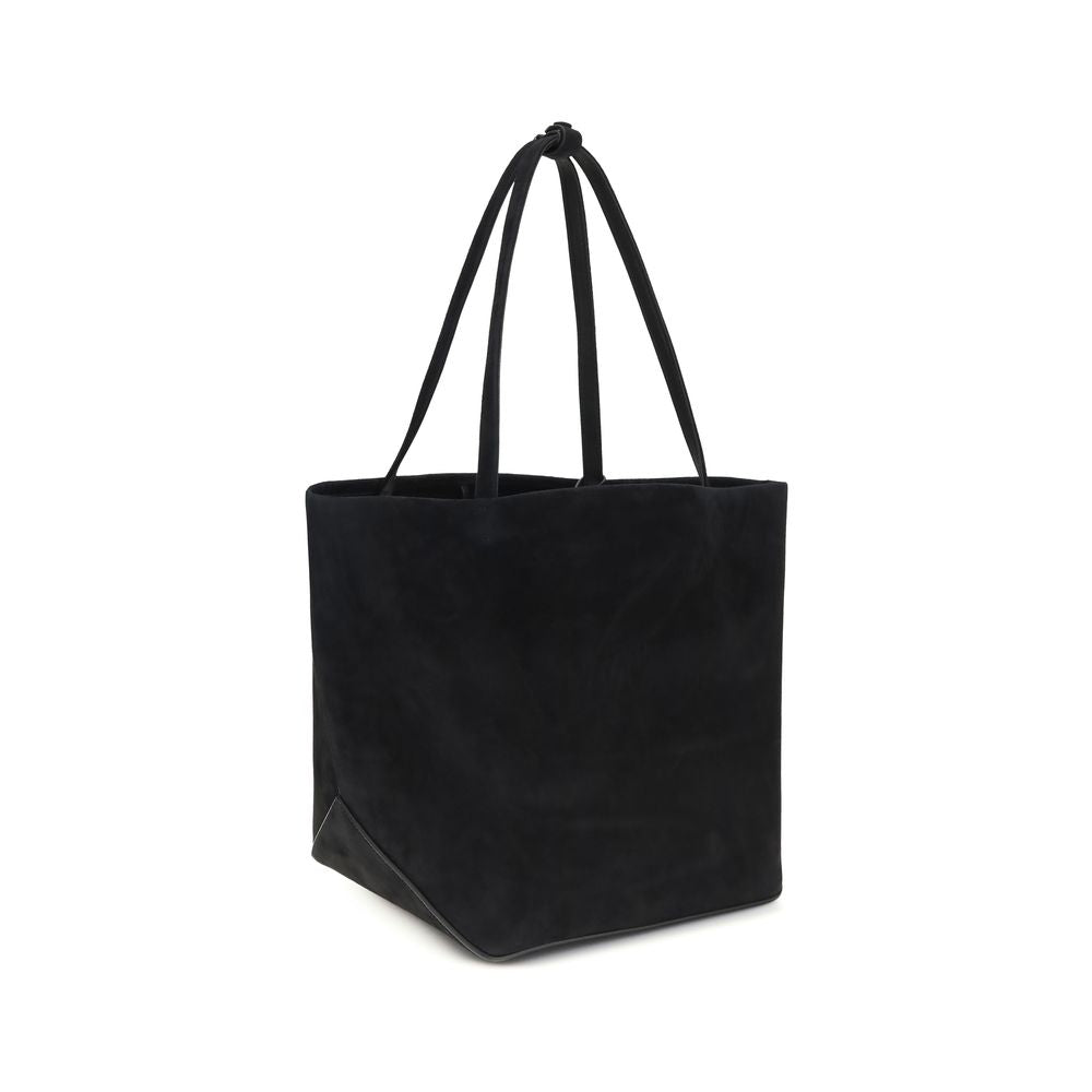 The Row Black Lamb Ovis Aries Aries Shoulder Bag