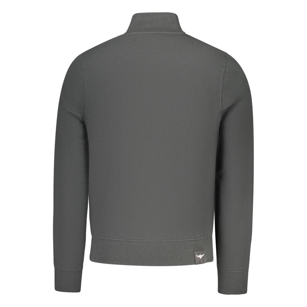 Accademia Militare Black Cotton Men Sweatshirt