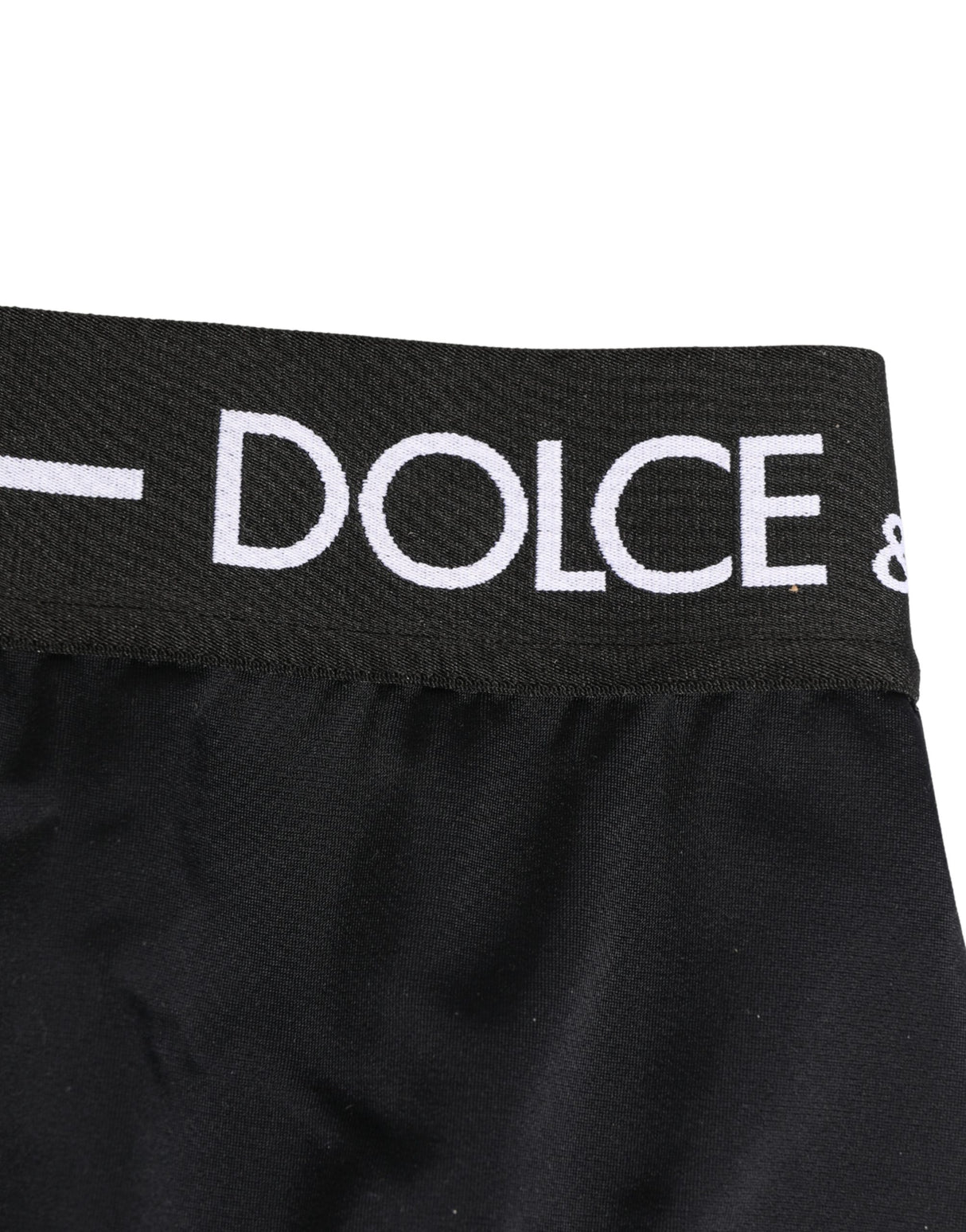 Dolce & Gabbana Black Logo Waistband Coulotte Panty Underwear