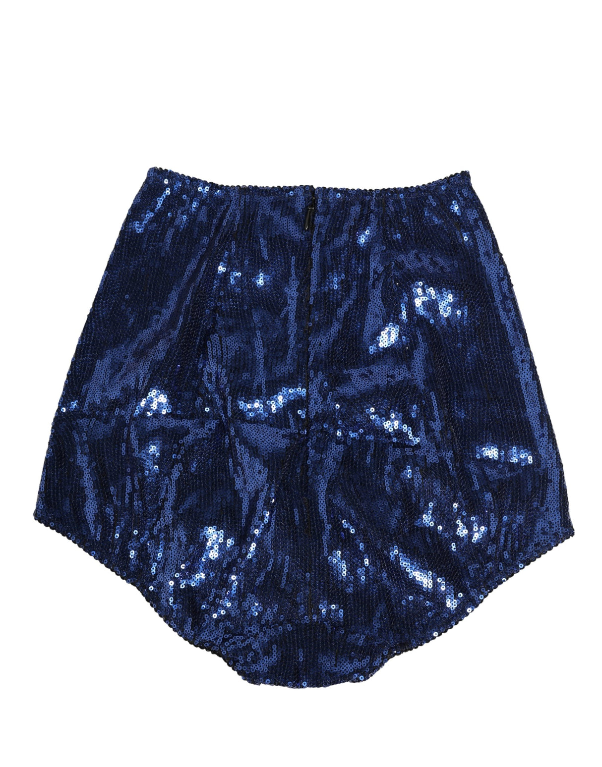 Dolce & Gabbana Blue Sequined High Waist Girdle Panty Underwear
