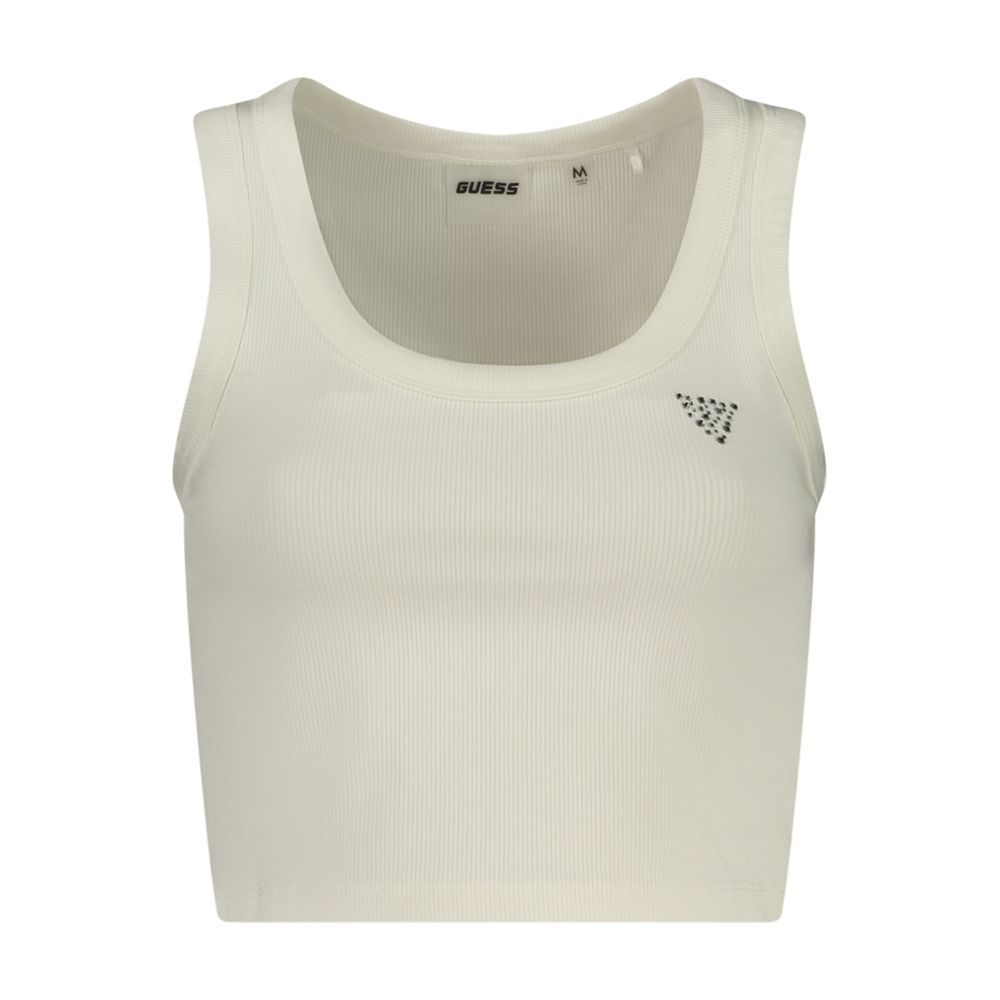 Guess Jeans White Viscose Women's Top