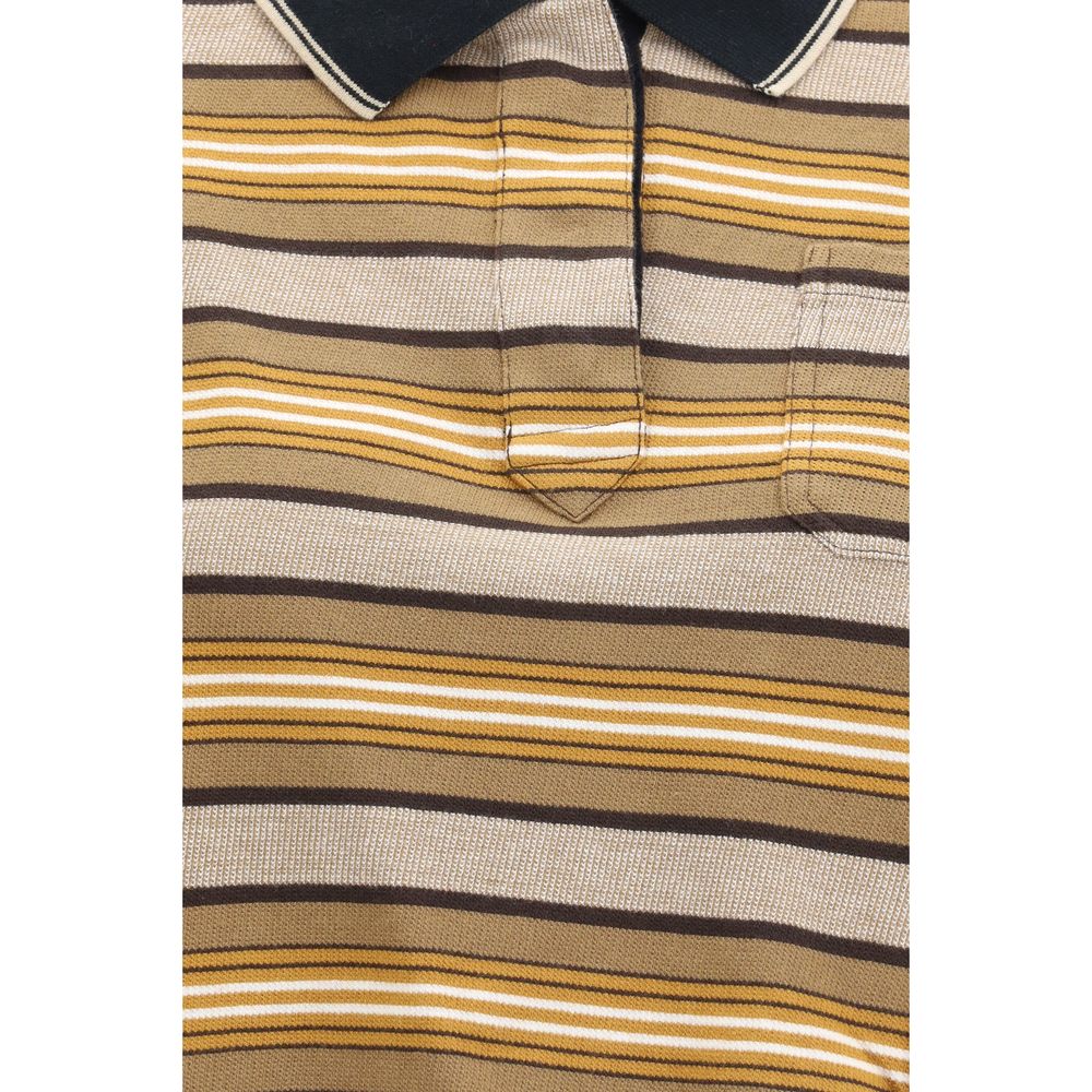 Marant Etoile Beige Cotton Polo Shirt
