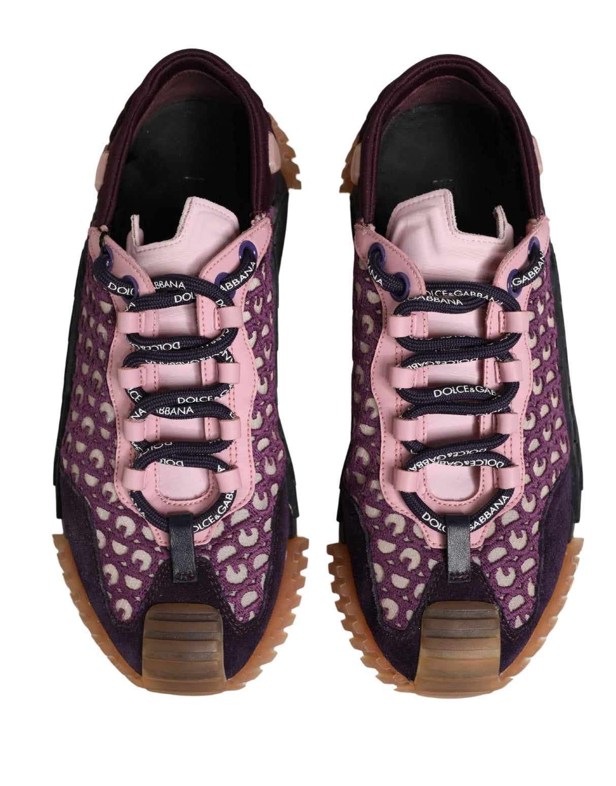 Dolce & Gabbana Multicolor Logo Low Top NS1 Sneakers Shoes