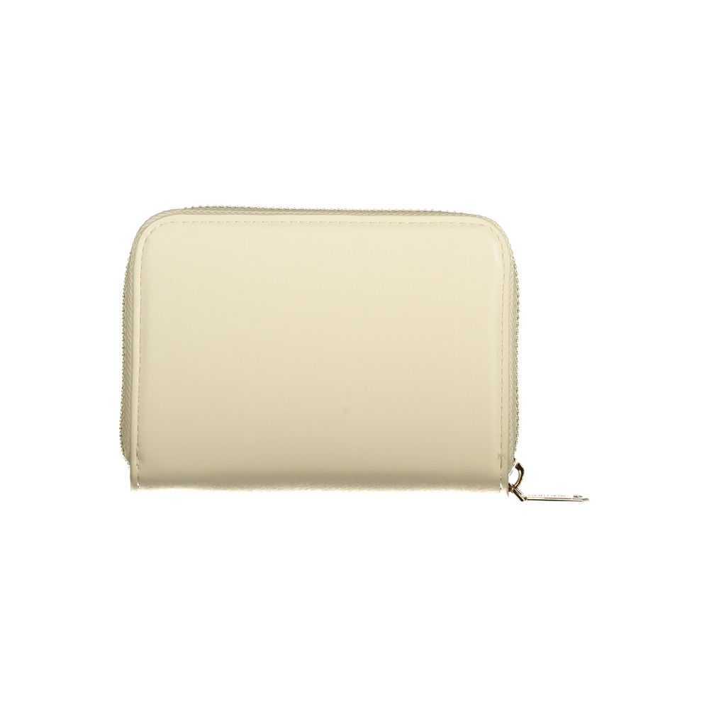 Mario Valentino Beige Polyurethane Women's Wallet