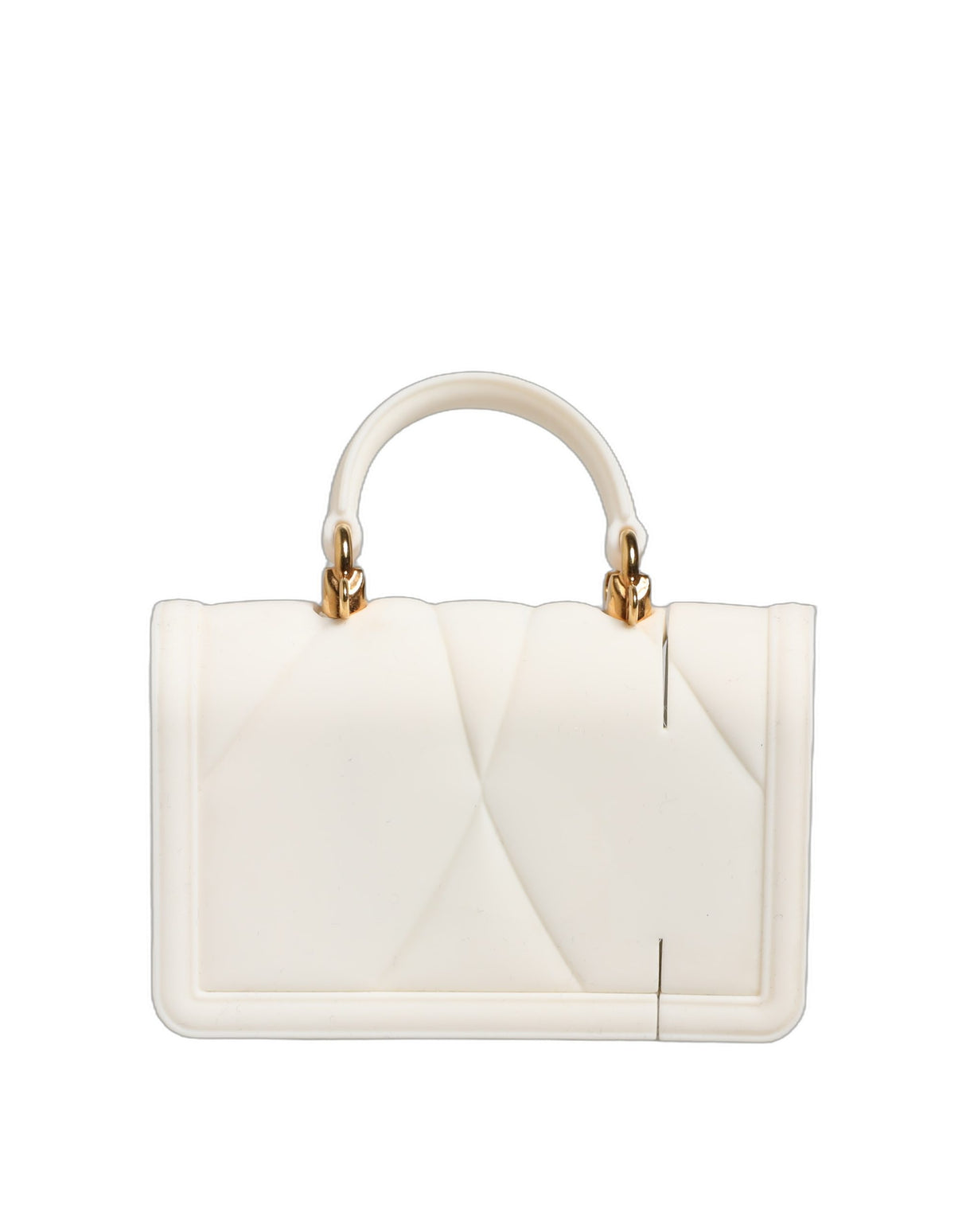 Dolce & Gabbana Case White Silicone Devotion Heart Cover Hand Bag Airpod