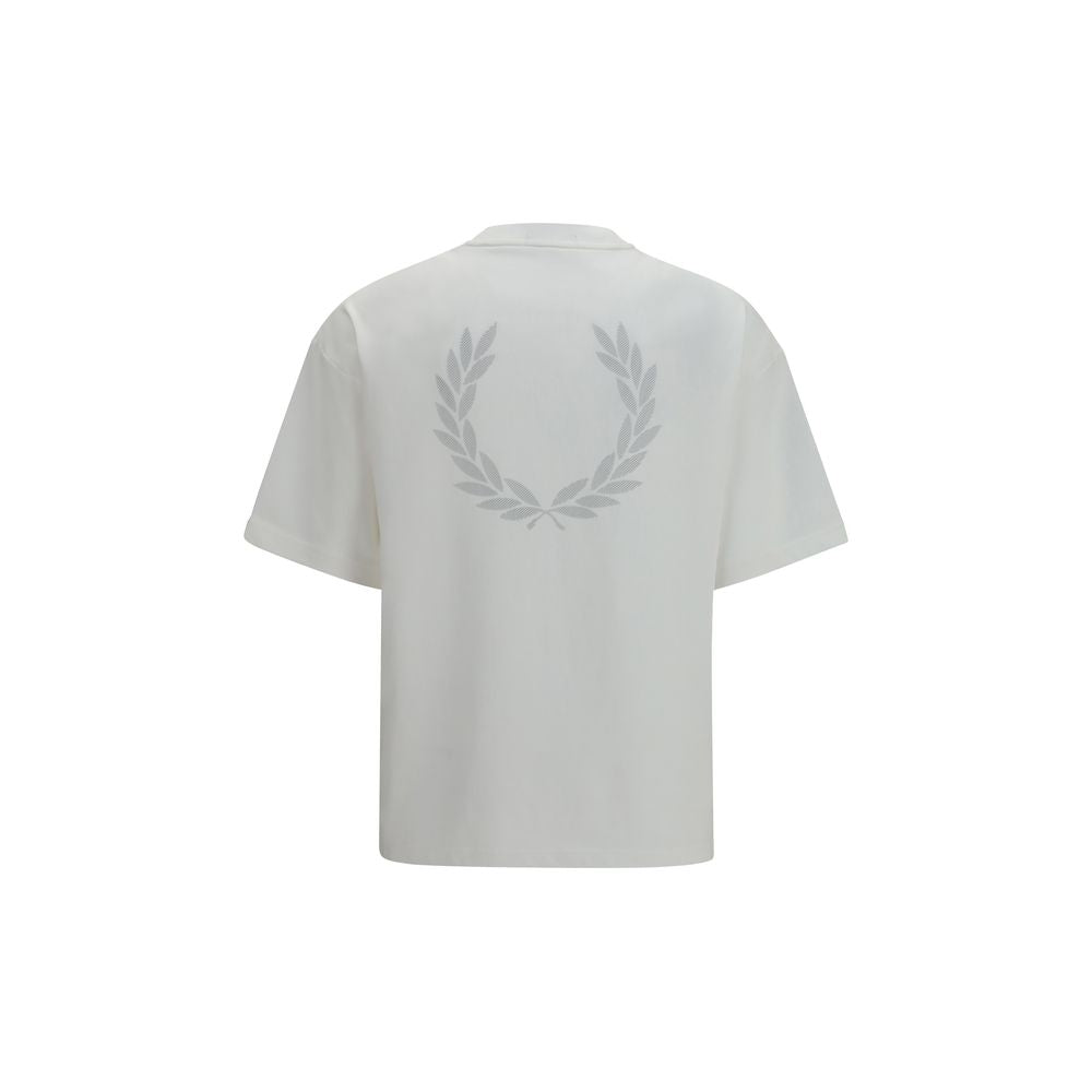 Fred Perry White Cotton T-Shirt