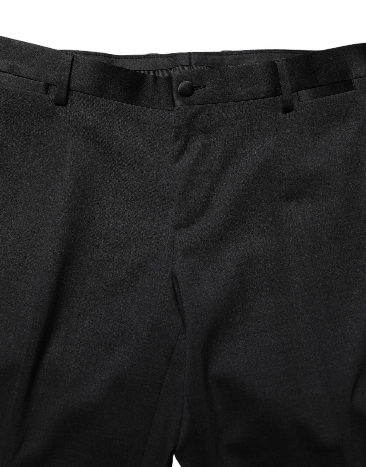 Dolce & Gabbana Black Cotton Dress Formal Men Trouser Pants