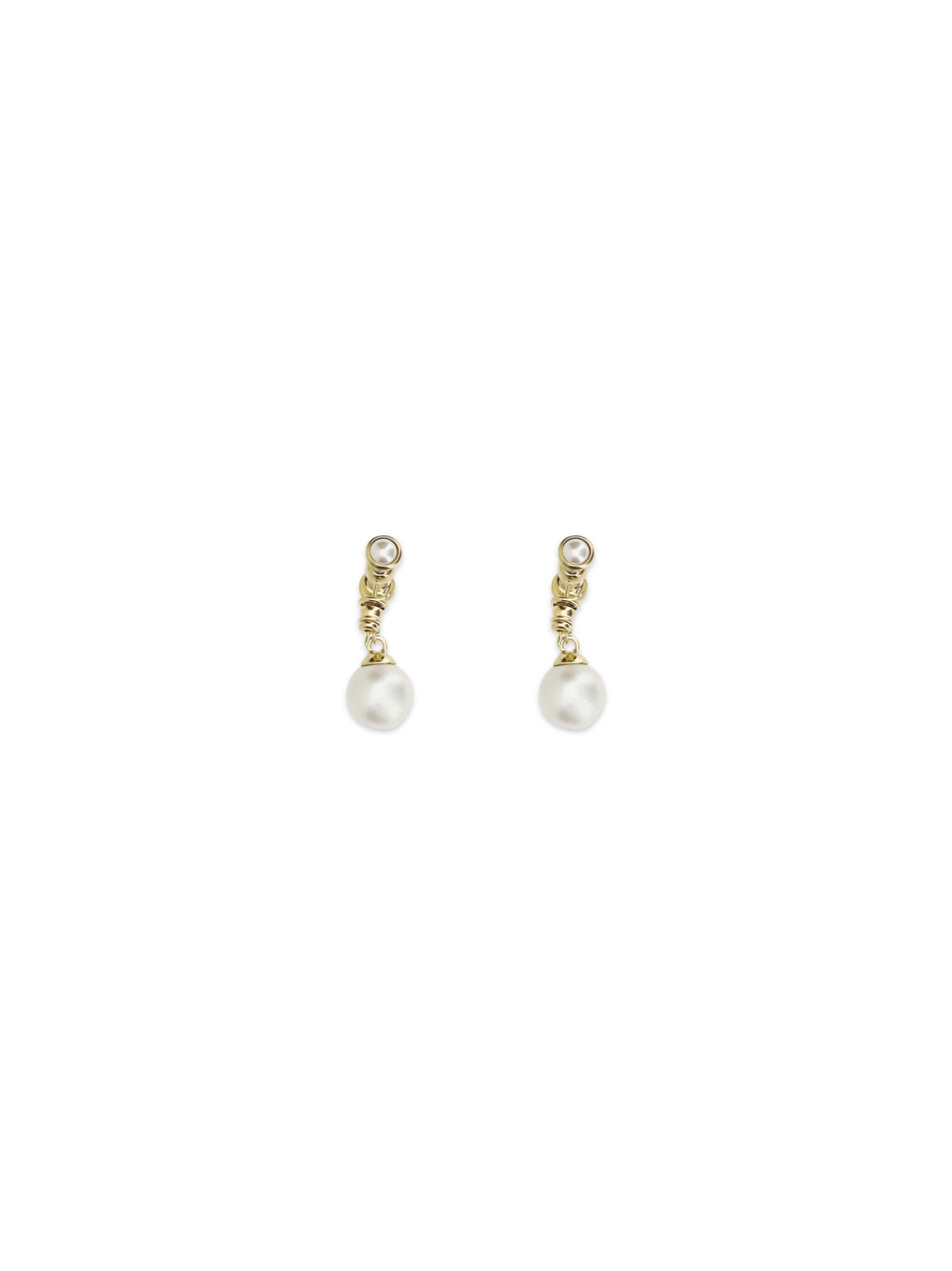 Chloé Gold Metal Earrings