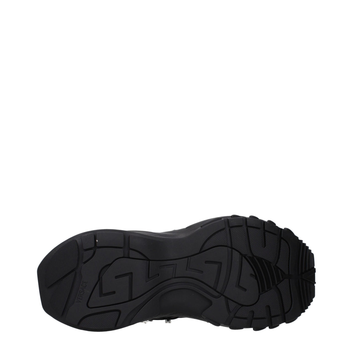 Versace Black Fabric Sneakers