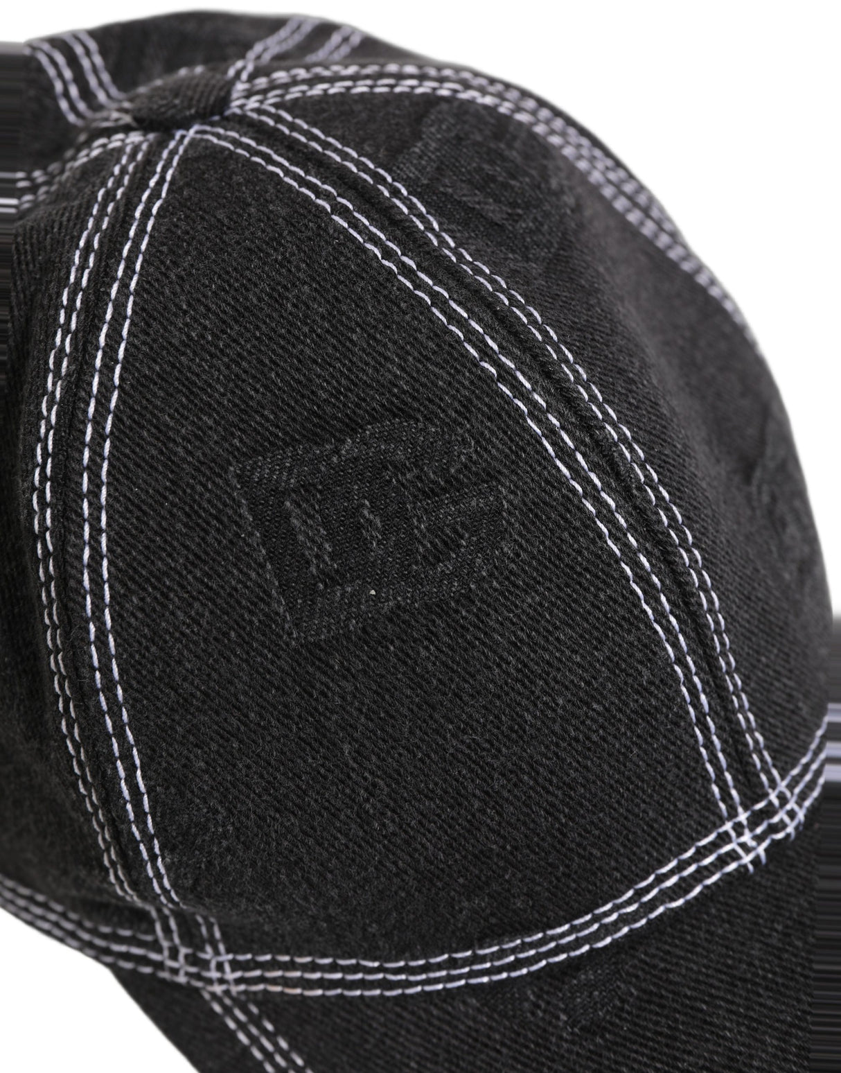 Dolce & Gabbana Men Black Cotton 6 Panel Baseball Capello Hat