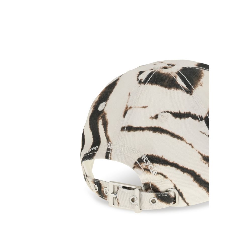 Ganni Multicolor Cotton Cap (Baseball Hat)