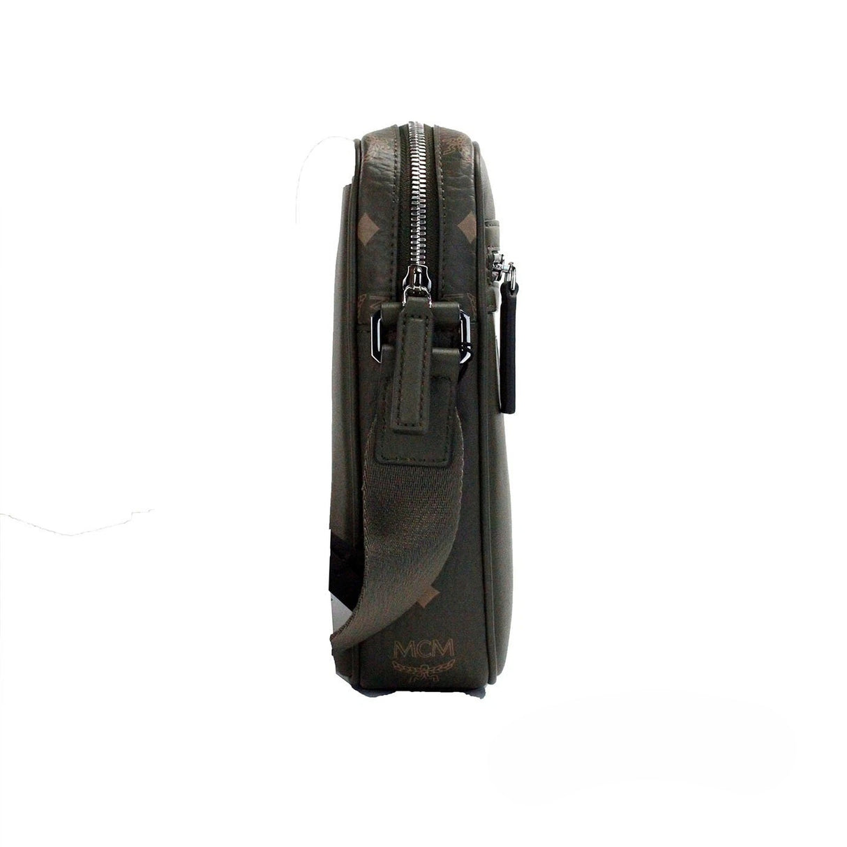 MCM Visetos Leather Camera Crossbody Bag