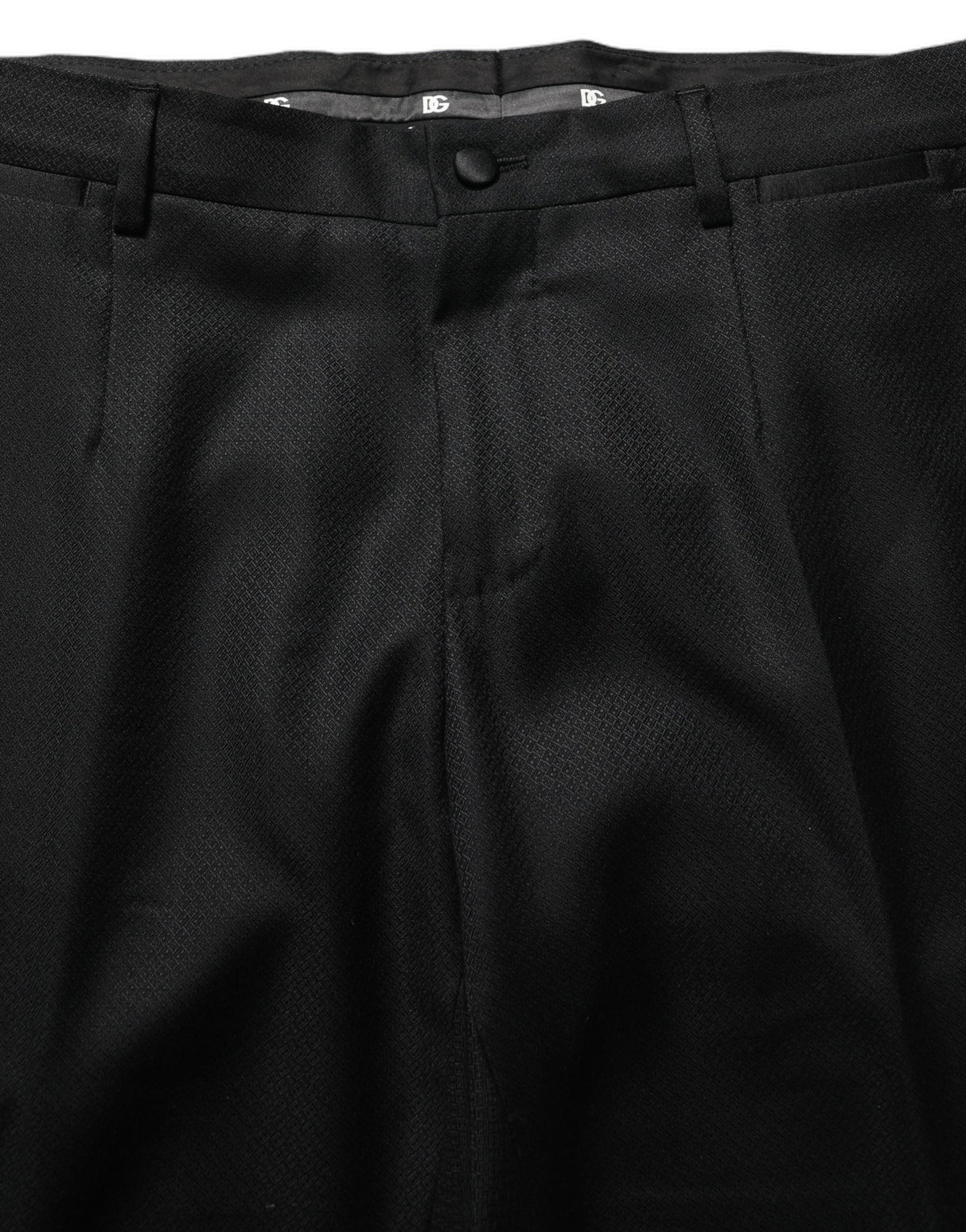 Dolce & Gabbana Black Wool Slim Fit Formal 2 Piece Men Suit