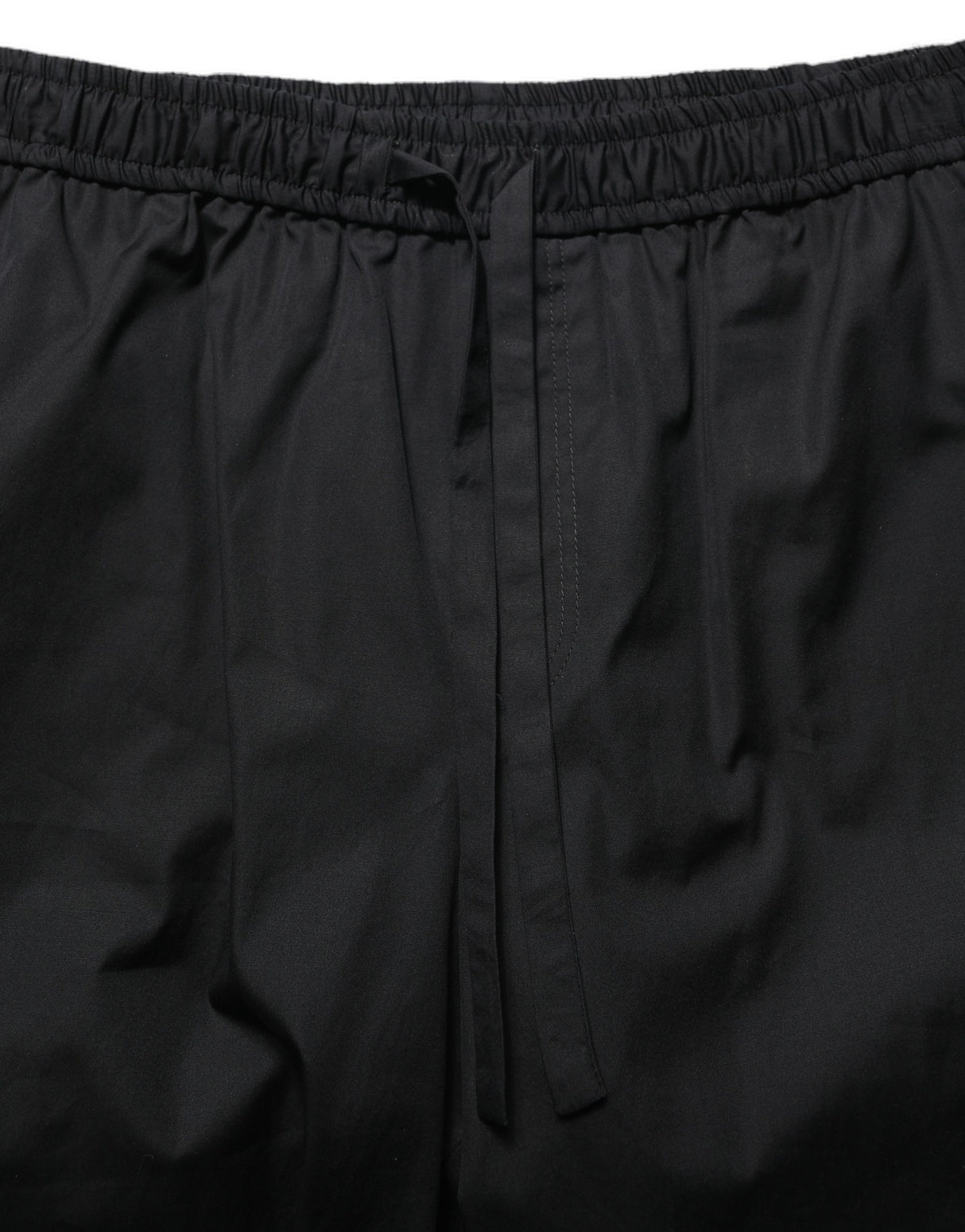 Dolce & Gabbana Black Cotton Sweatshorts Men Bermuda Shorts