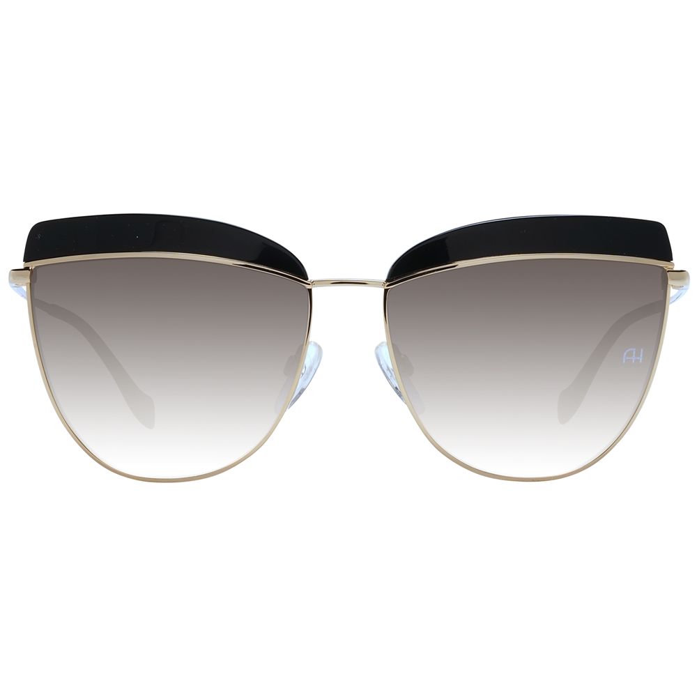 Ana Hickmann Black Acetate Sunglasses