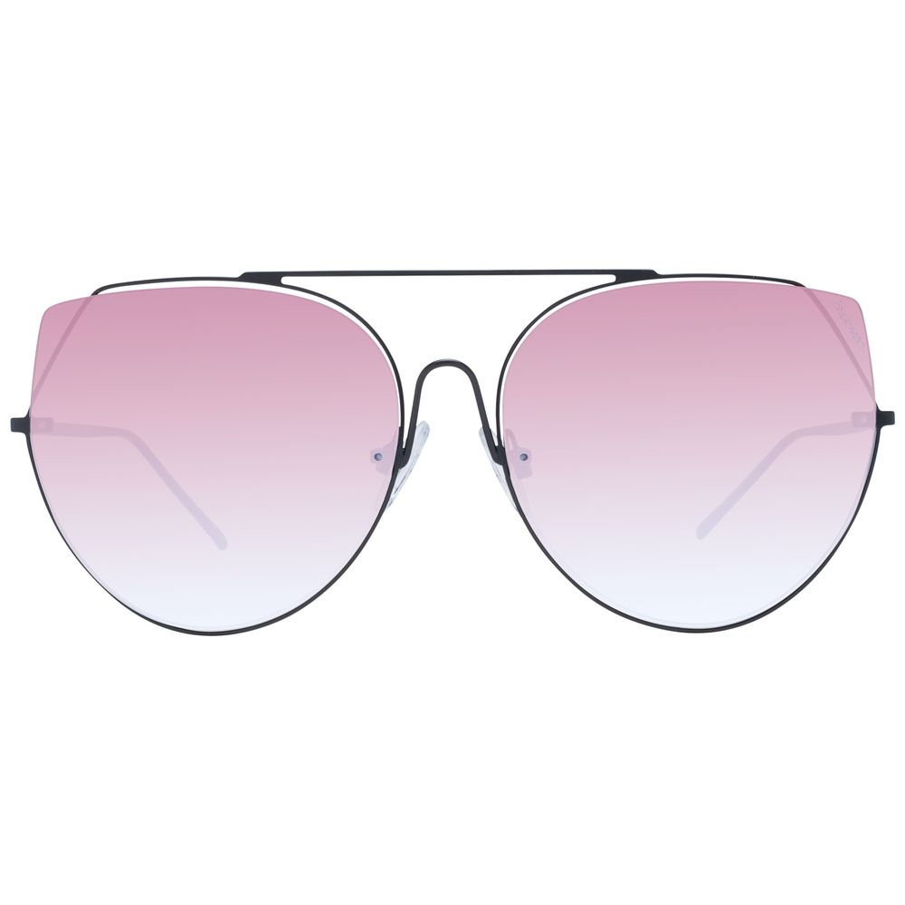 Ana Hickmann Black Metal Sunglasses