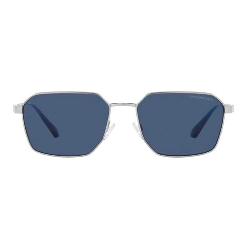 Emporio Armani Gray Metal Sunglasses