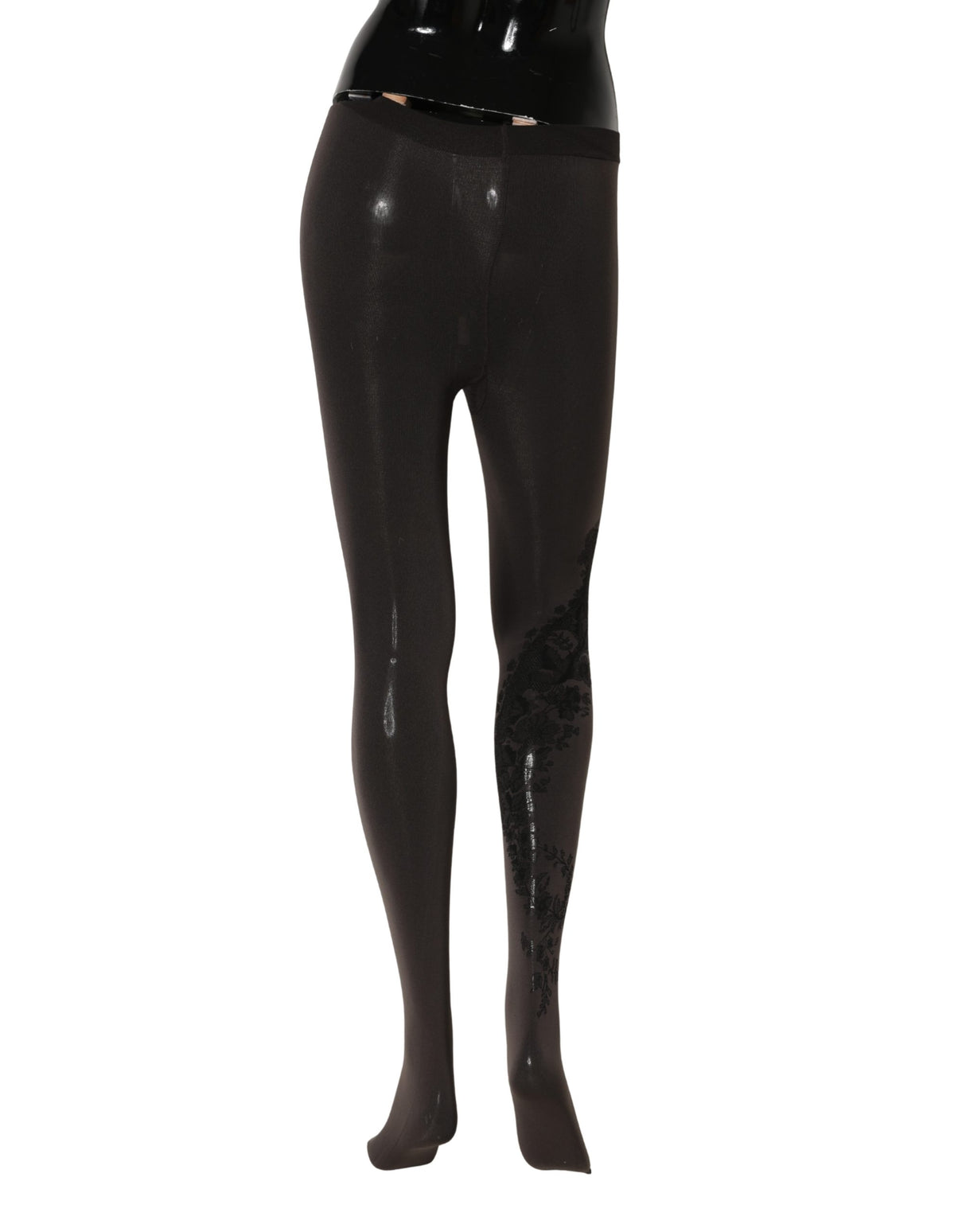 Dolce & Gabbana Black Nylon Tights Stocking Pantyhose Women Socks