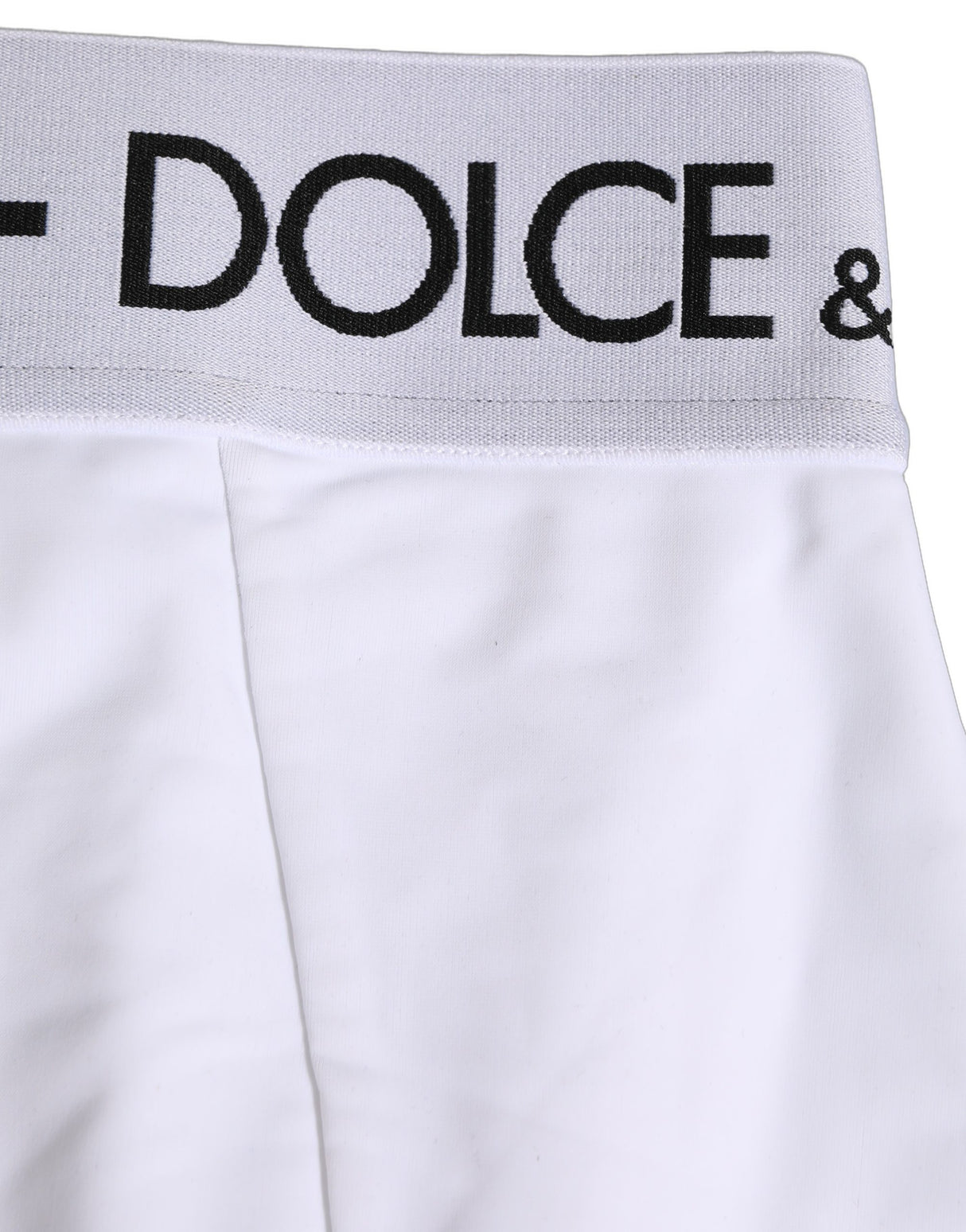 Dolce & Gabbana White Logo Waistband Coulotte Panty Underwear