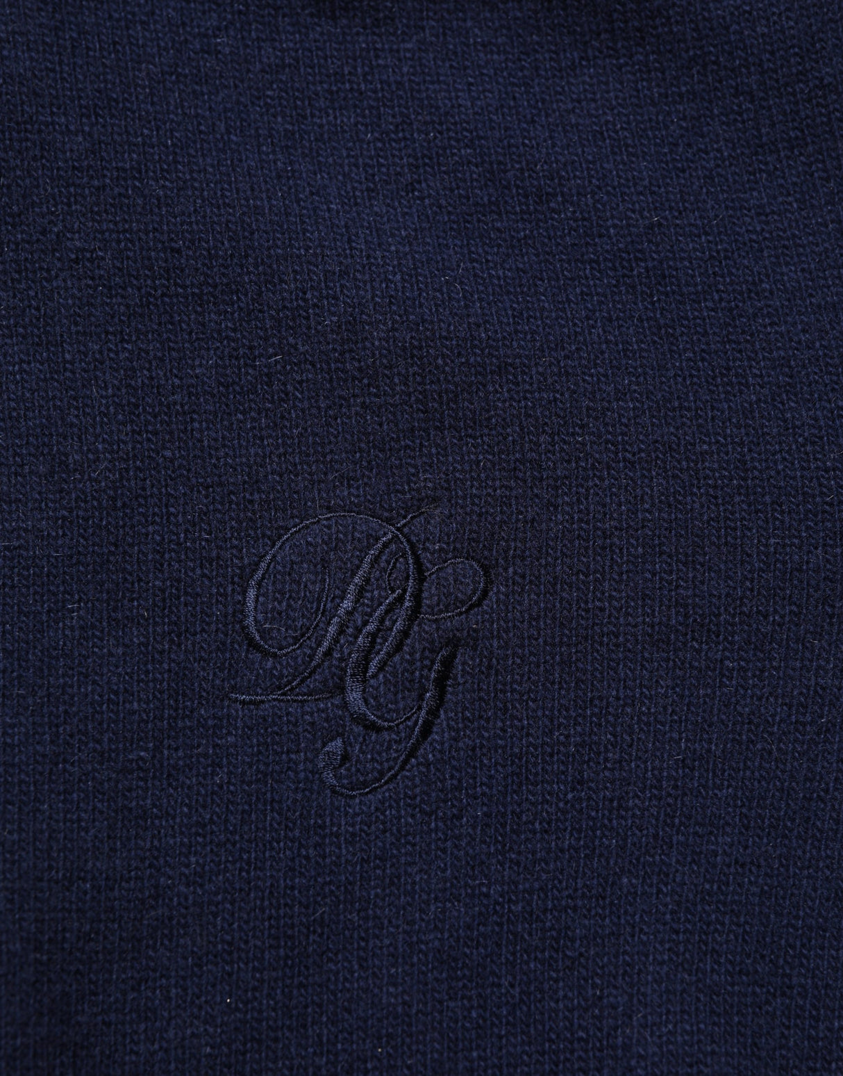 Dolce & Gabbana Blue Wool Knit Turtleneck Pullover Sweater