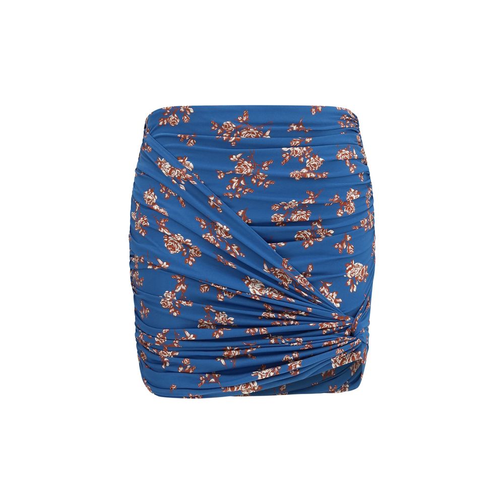 Magda Butrym Blue Polyamide Mini Skirt