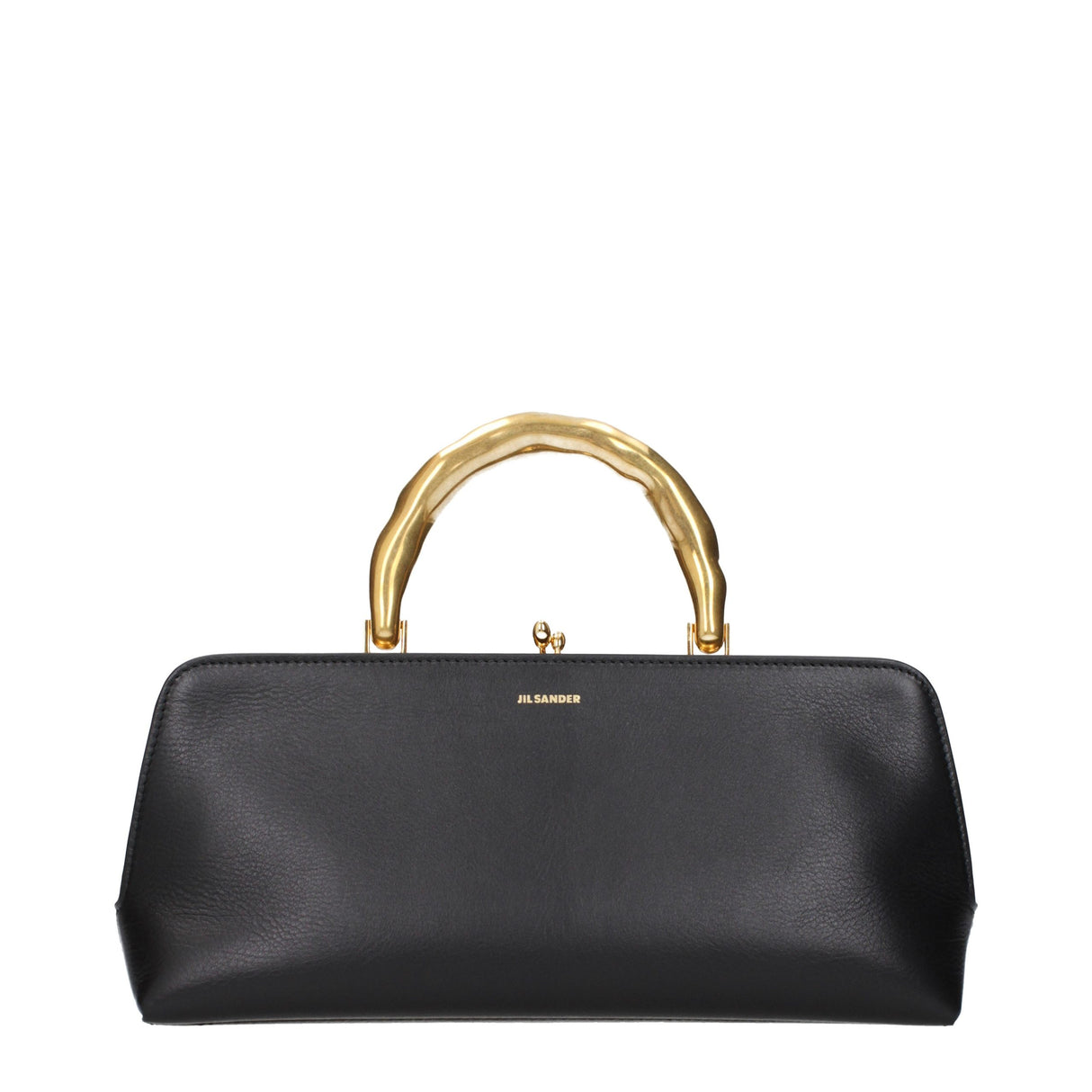 Jil Sander Black Leather Handbag