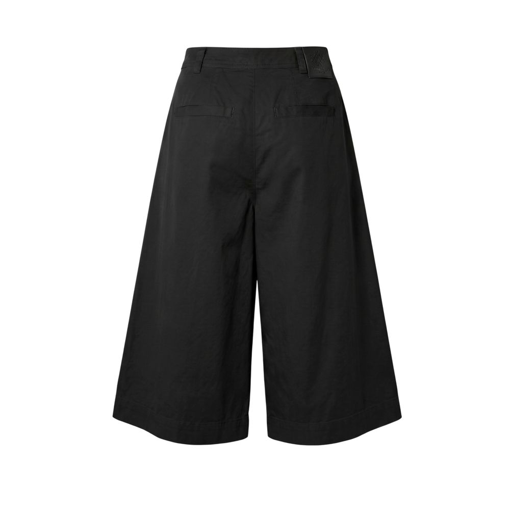 Mr&Mrs Italy Black Cotton Women Shorts