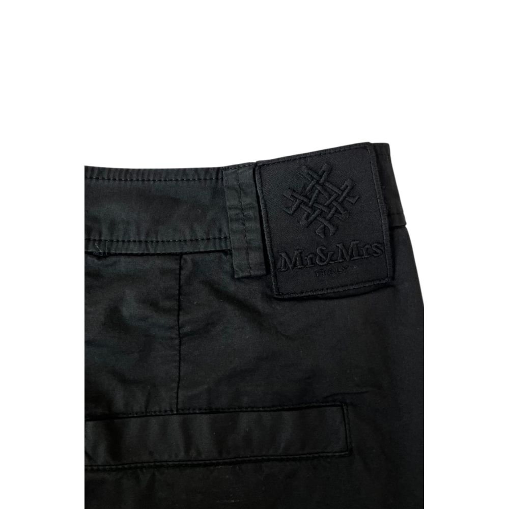 Mr&Mrs Italy Black Cotton Women Shorts