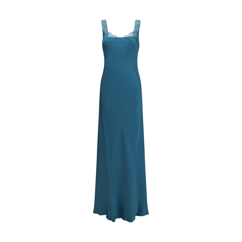Forte_Forte Blue Acetate Casual Dress