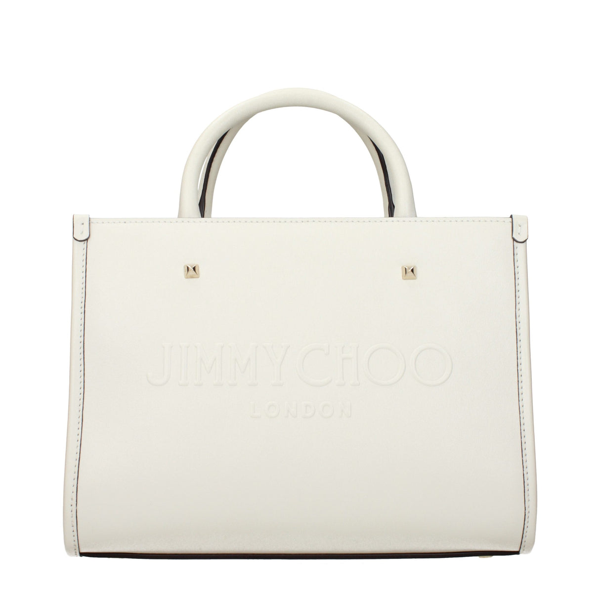 Jimmy Choo White Leather Handbag