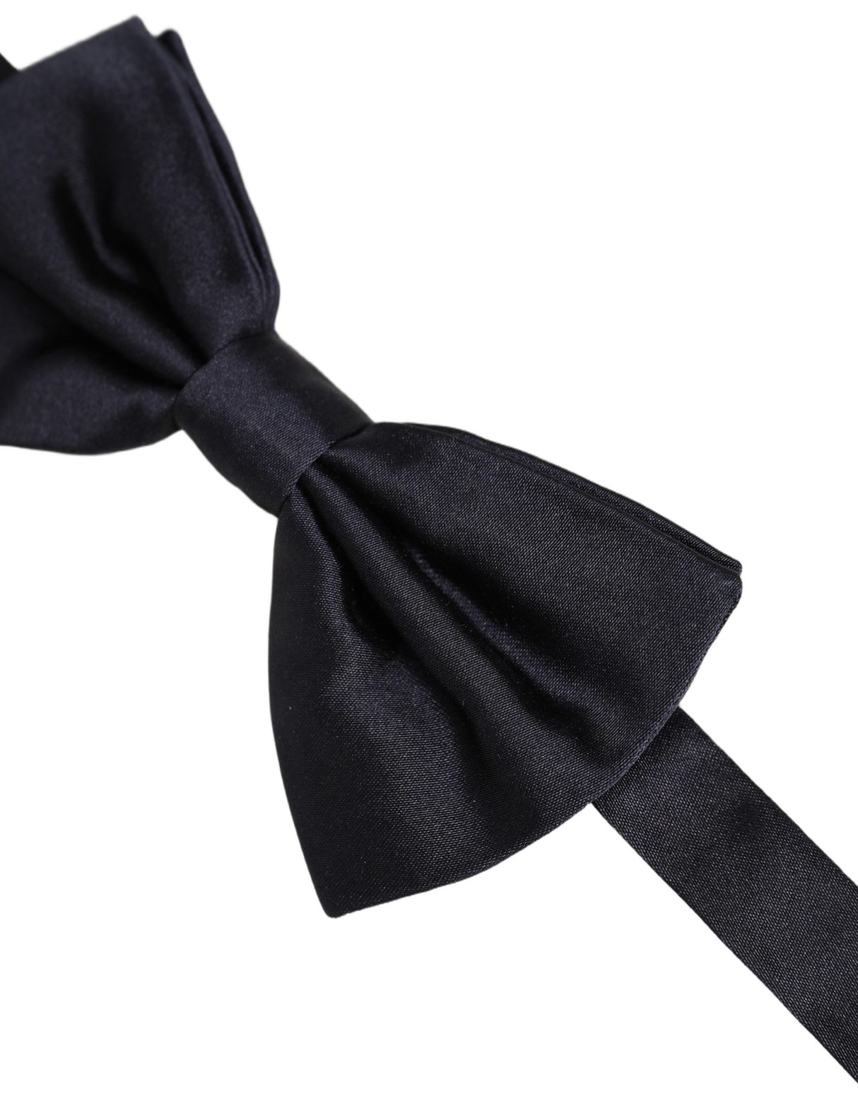 Dolce & Gabbana Men Black 100% Silk Adjustable Neck Papillon Bow Tie