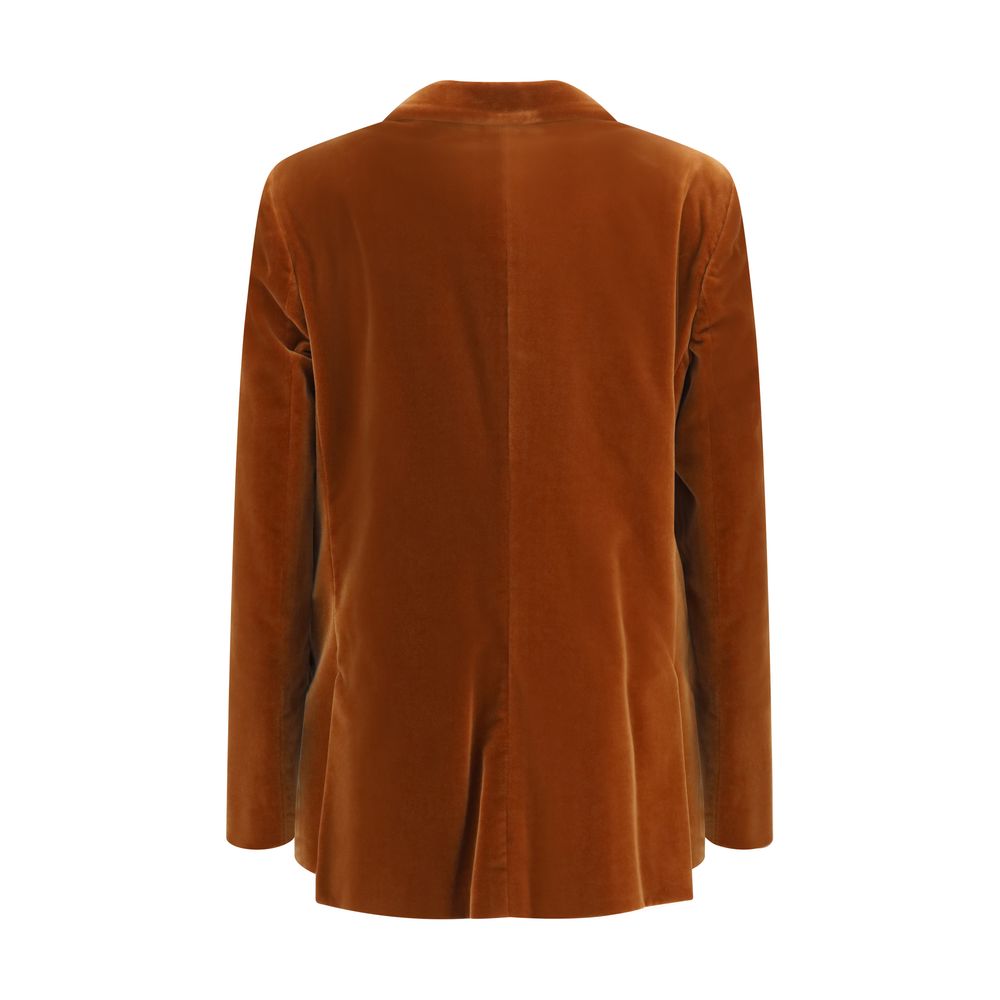 Blazé Milano Brown Cotton Blazer