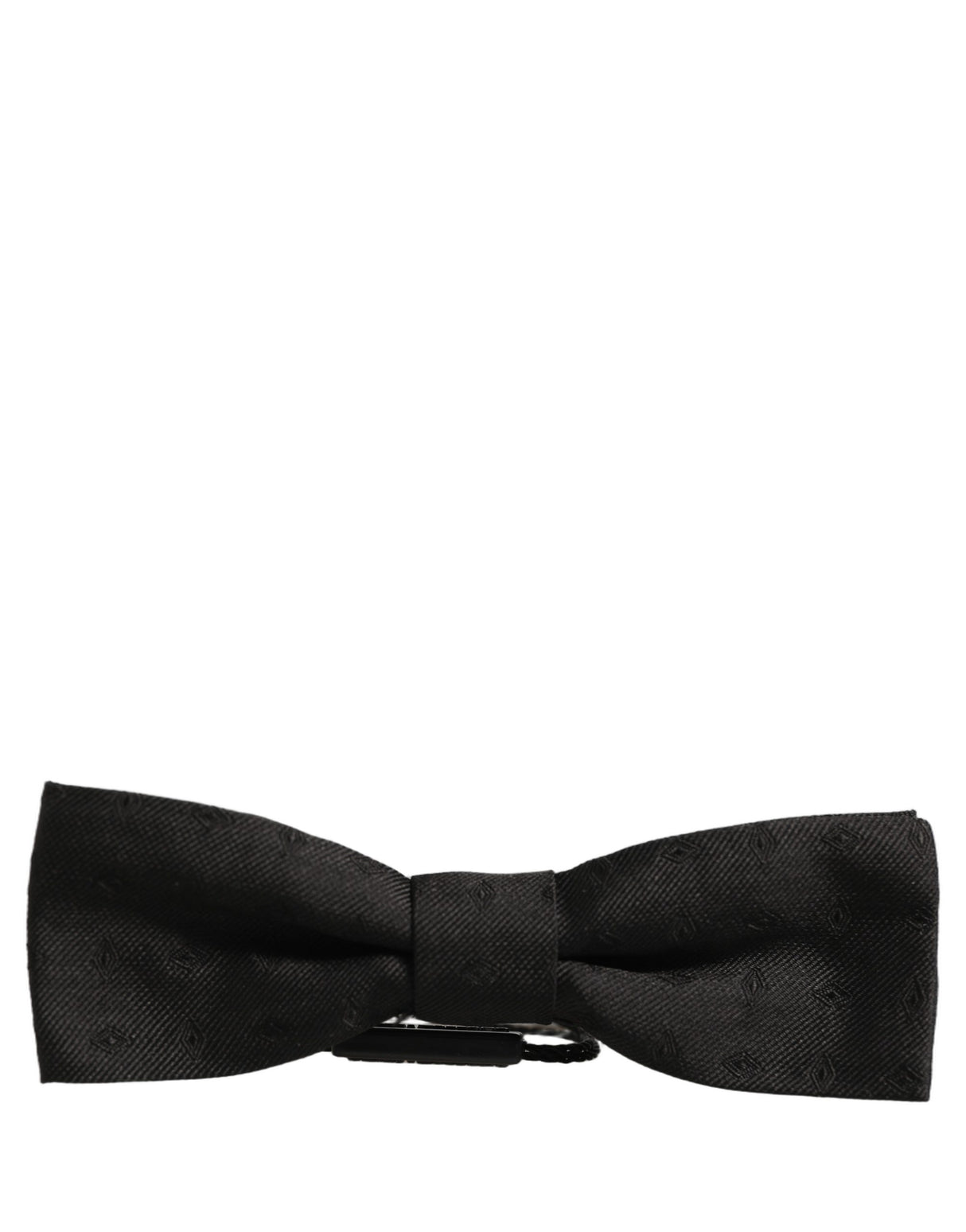 Dolce & Gabbana Men Black 100% Silk Adjustable Neck Papillon Bow Tie