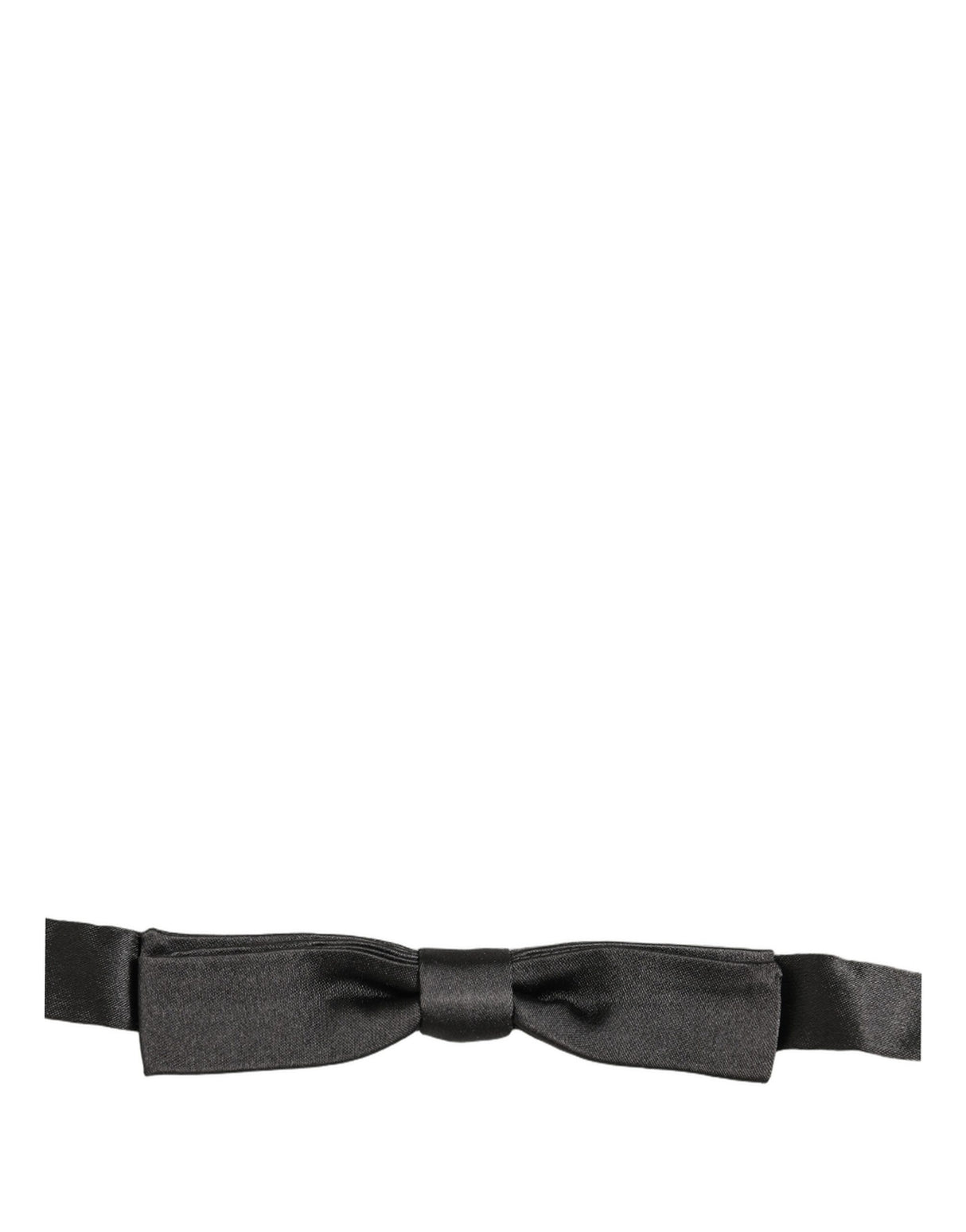 Dolce & Gabbana Men Black 100% Silk Adjustable Neck Papillon Bow Tie