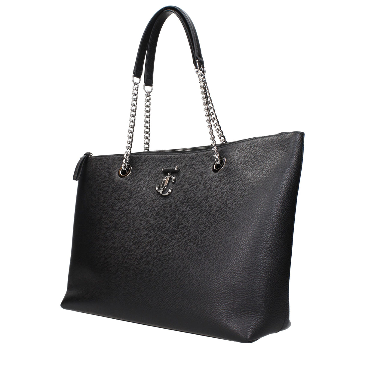 Jimmy Choo Black Leather Shoulder Bag
