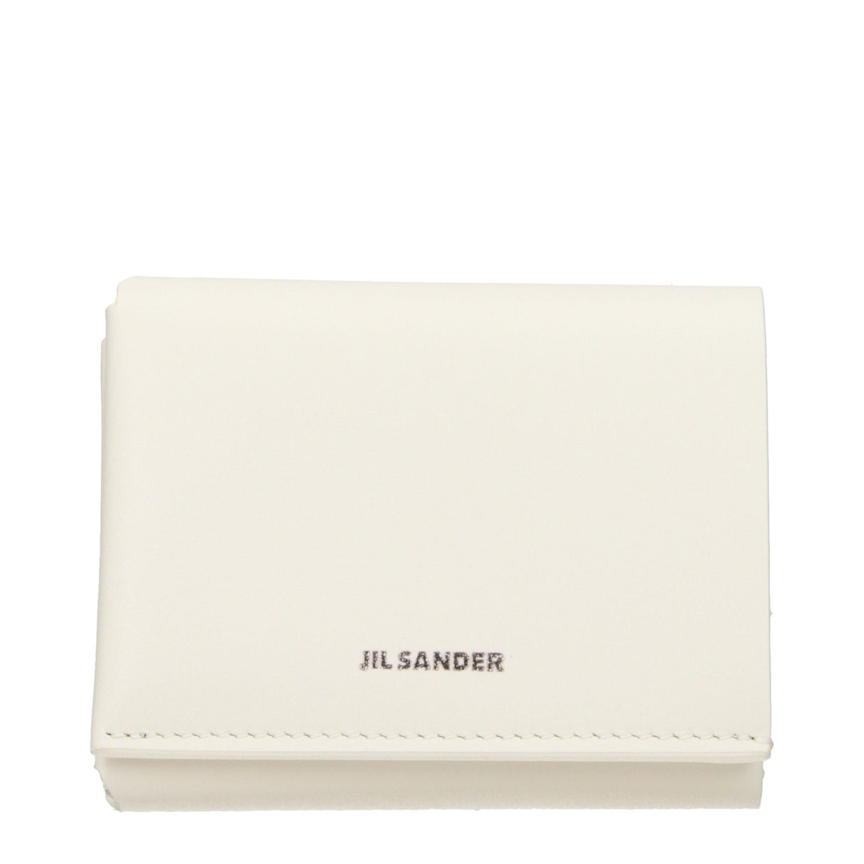 Jil Sander Beige Leather Wallet